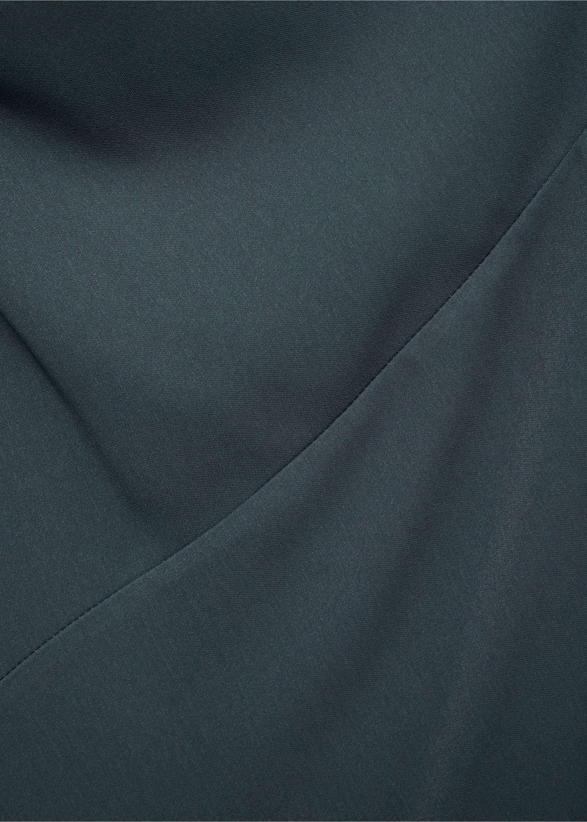 Long flared dress - Details of the article 8, Grey. Ref: 77075667-00.