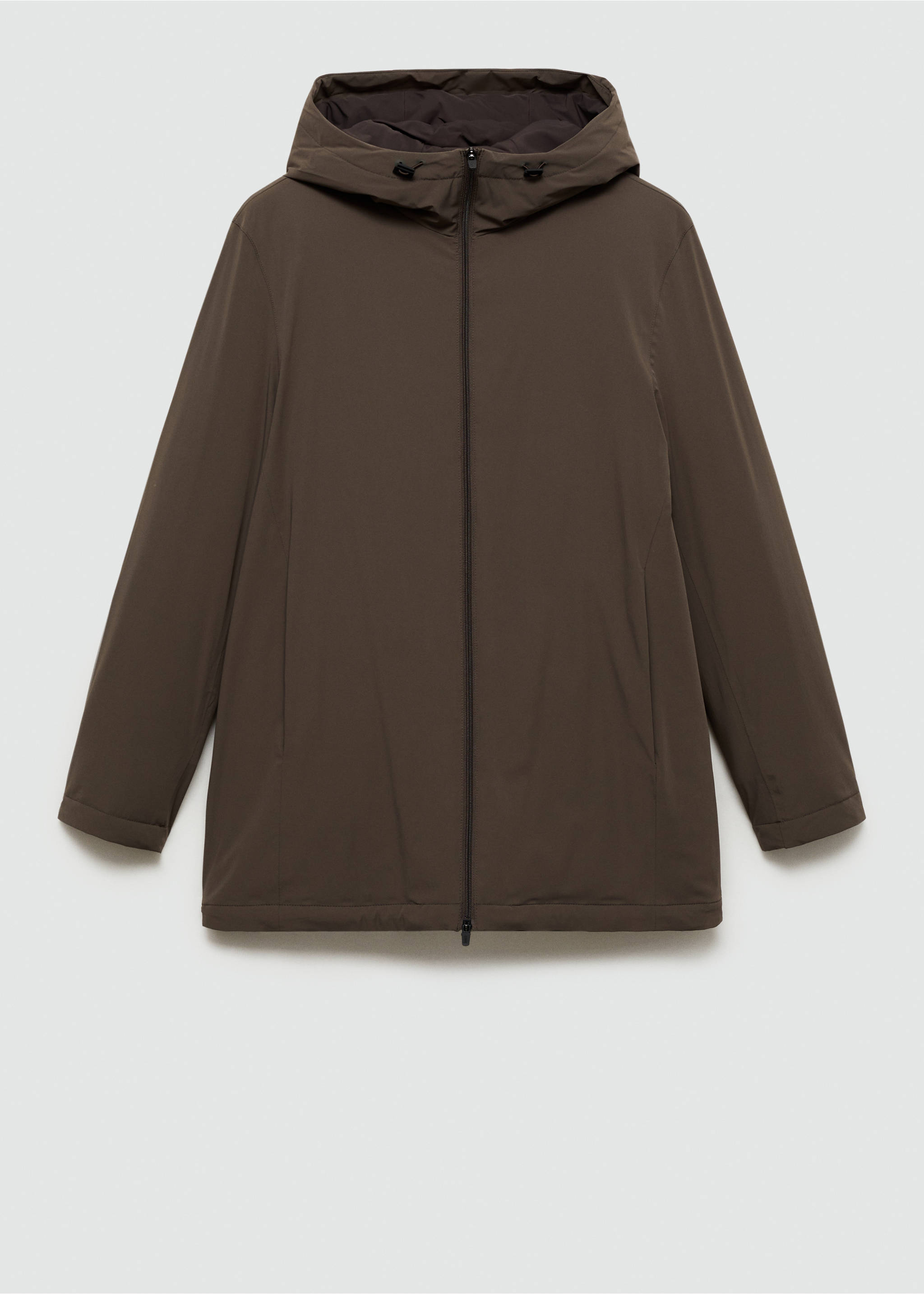 Thermore® waterproof quilted barn jacket with Thermore® padding - Article without model, Brown. Ref: 77075960-00.