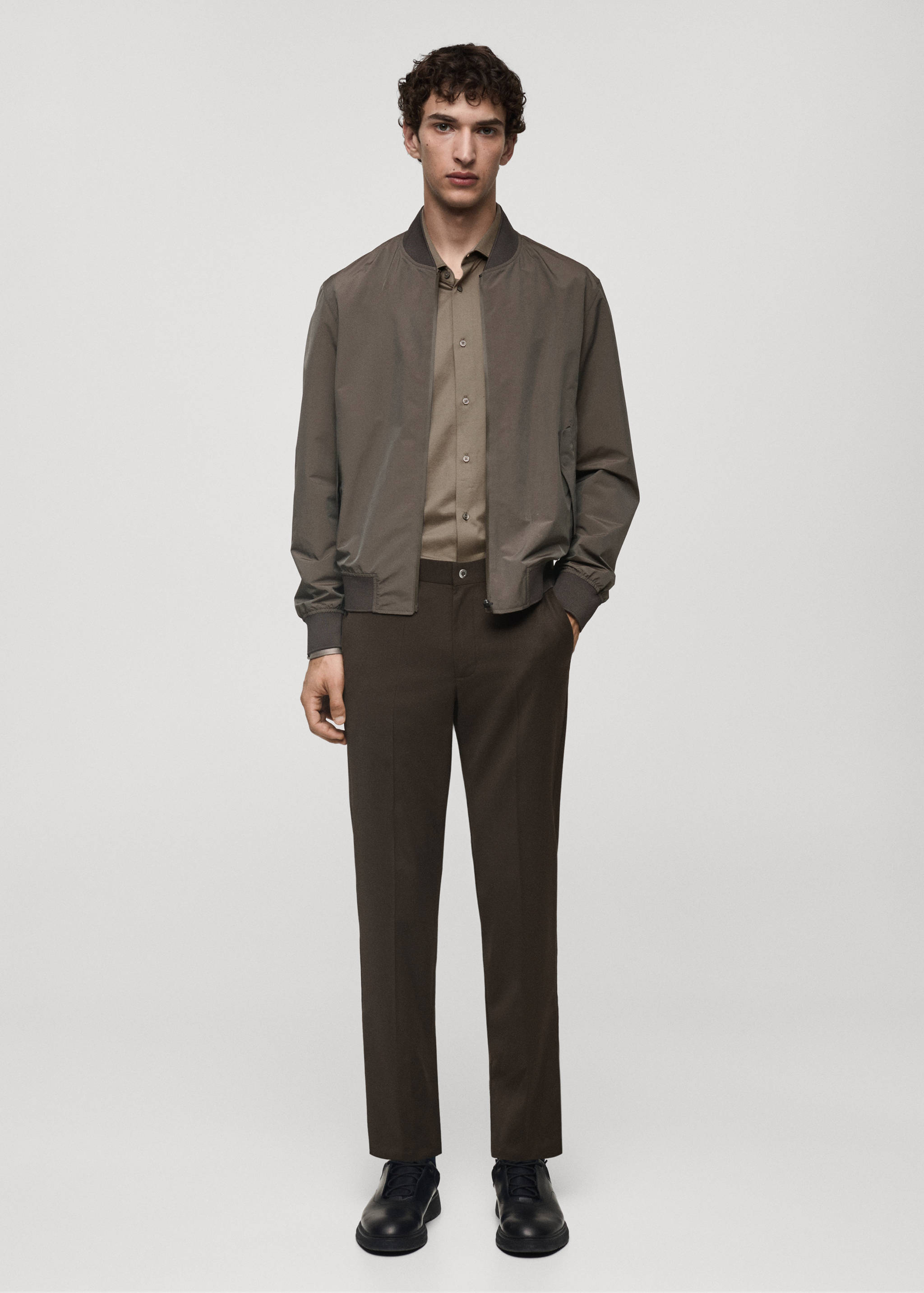 Slim Fit-Hose aus Comfort-Stretch-Gewebe Coolmax® - Allgemeine Ansicht