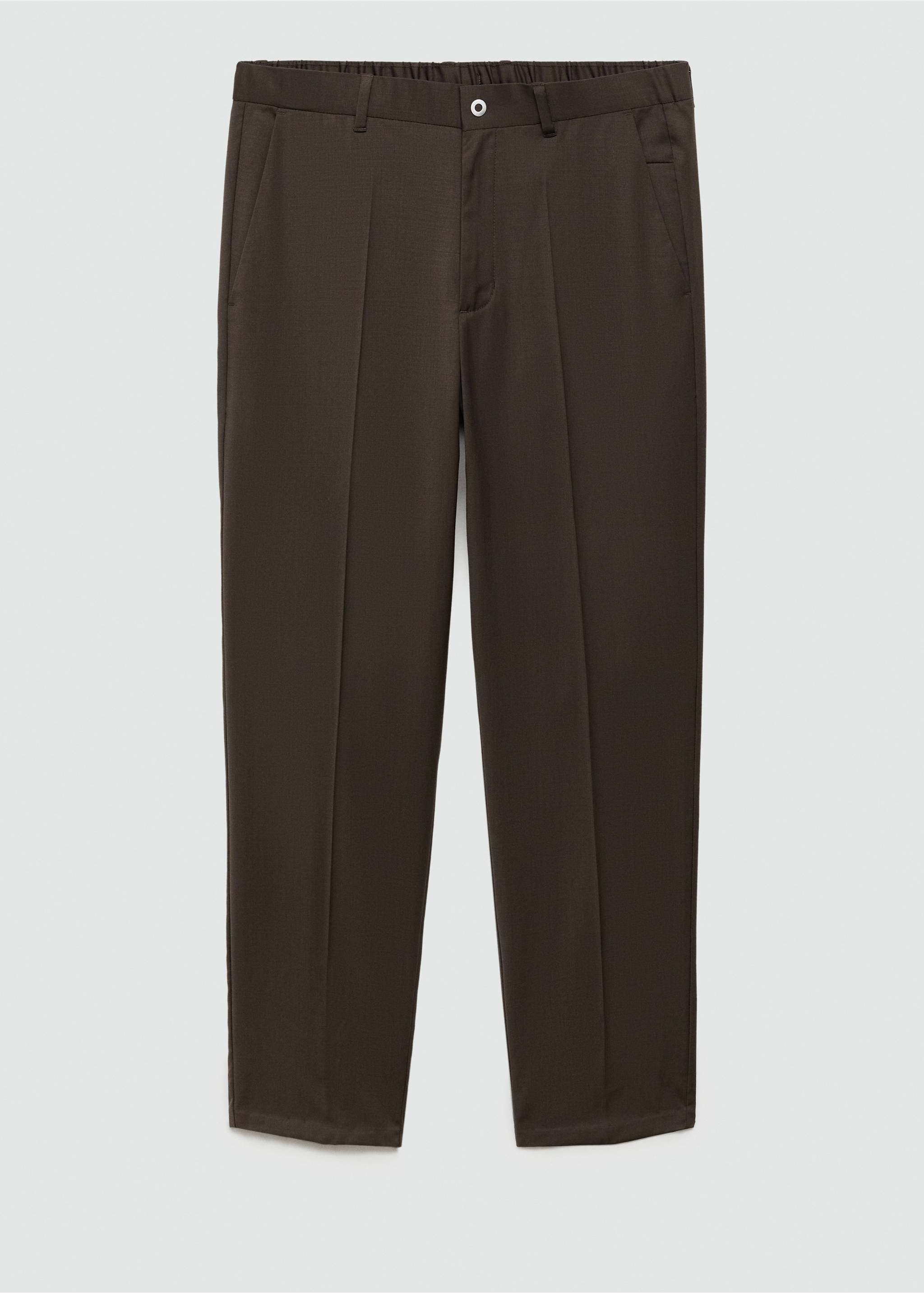 Slim Fit-Hose aus Comfort-Stretch-Gewebe Coolmax® - Artikel ohne Model, Braun. Ref: 77075963-00.