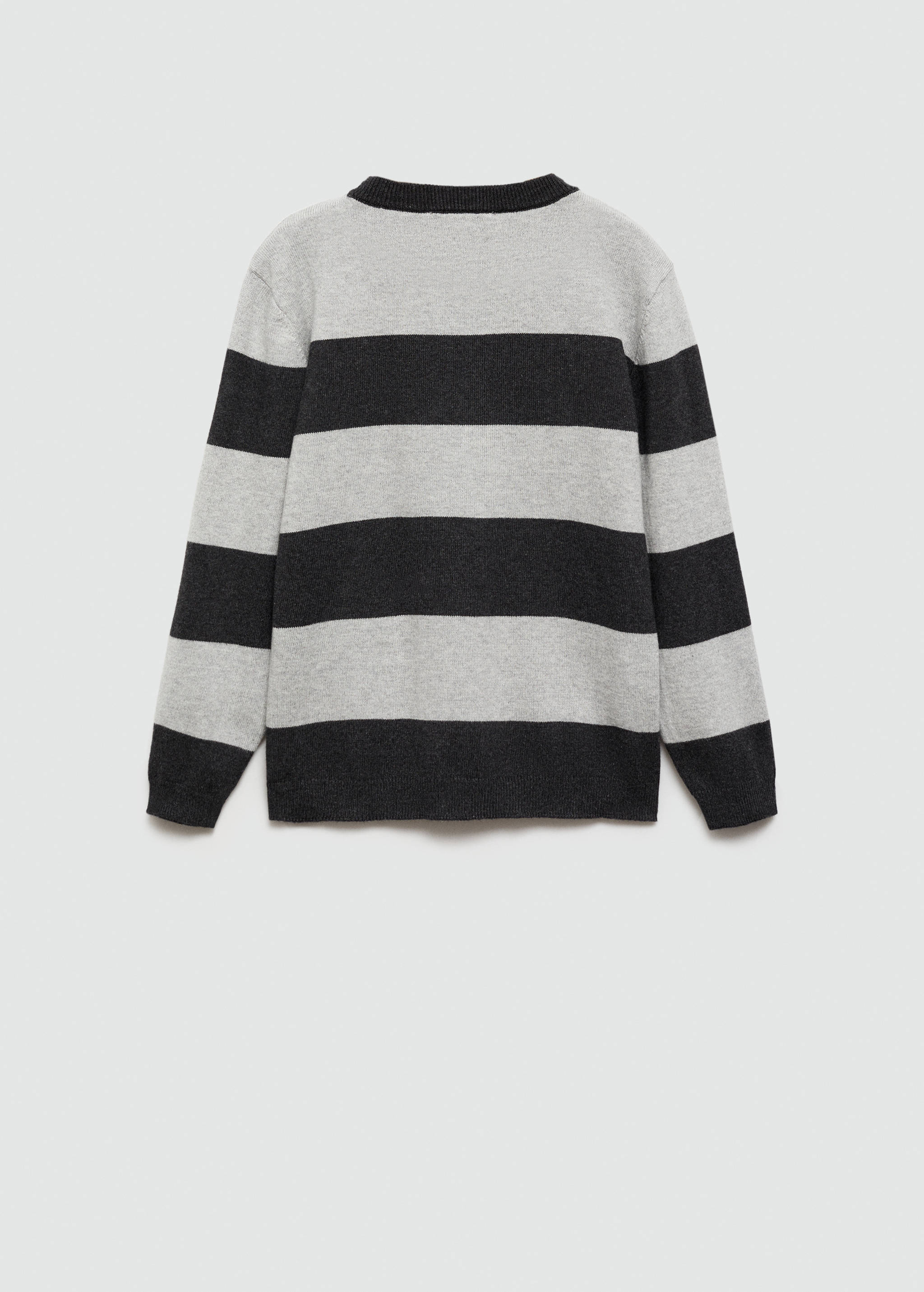 Knit striped sweater - Reverse of the article