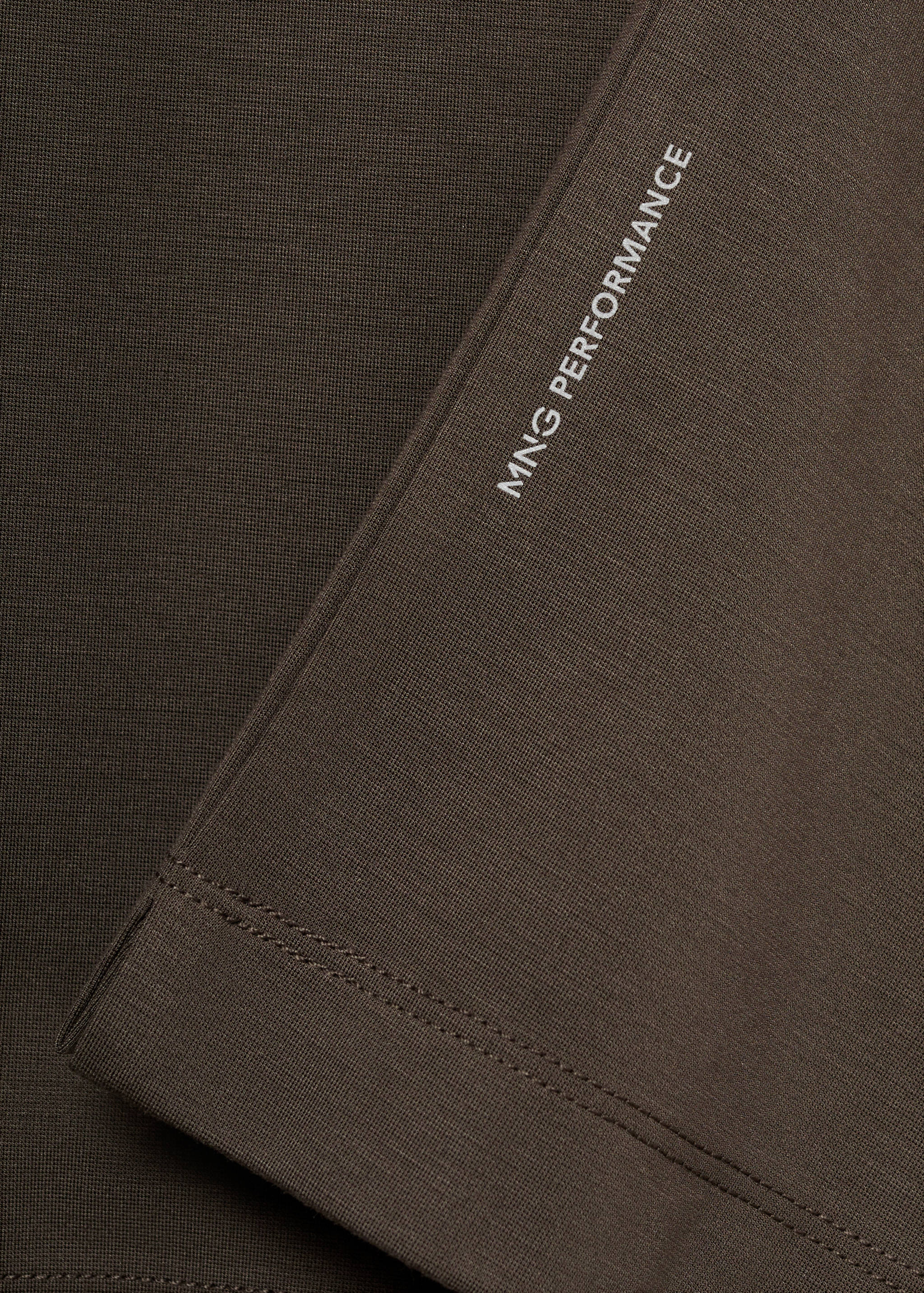 Stretch-fabric technical polo shirt - Details of the article 0