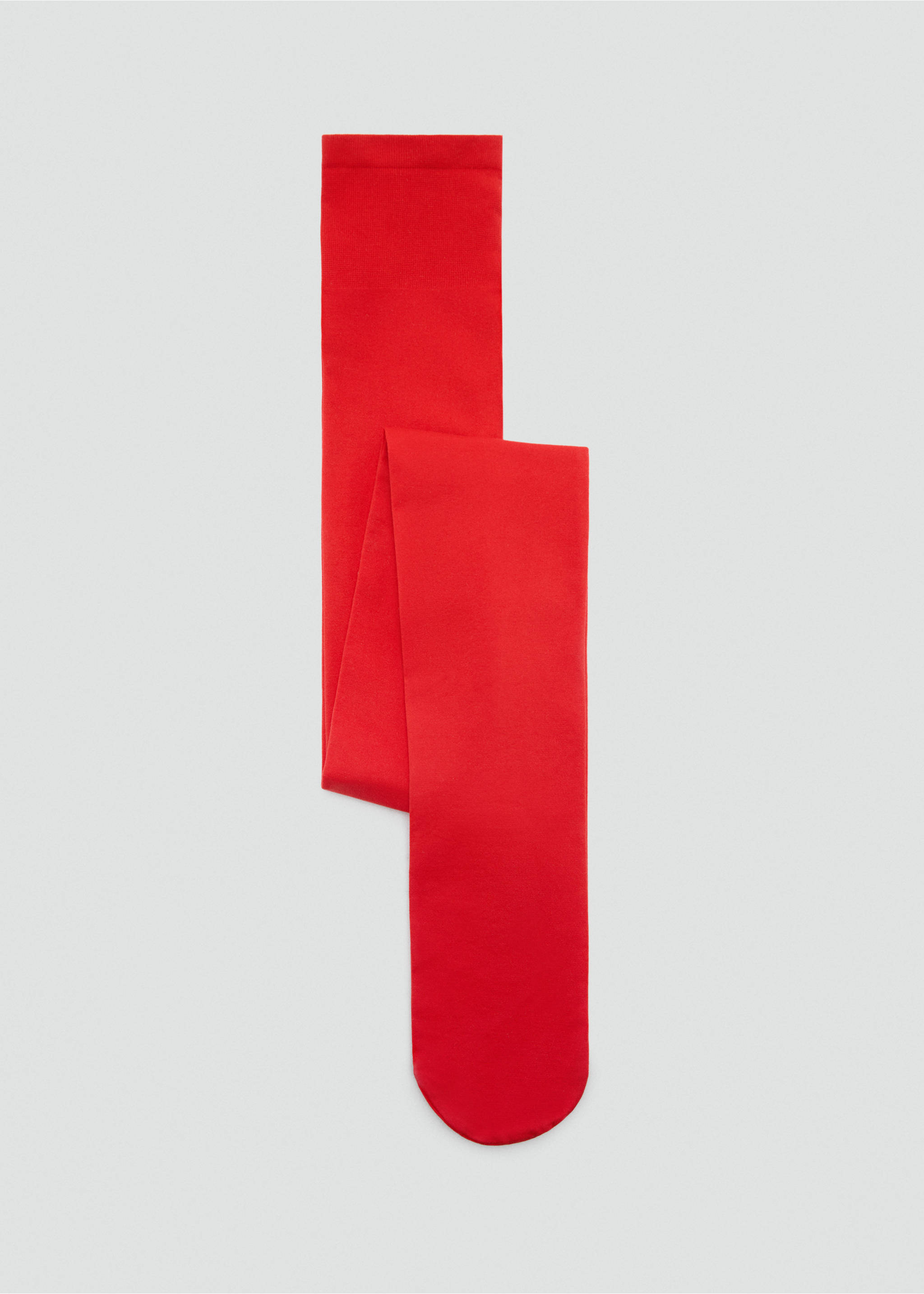 Basic colour tights - Article without model, Red. Ref: 77075967-00.