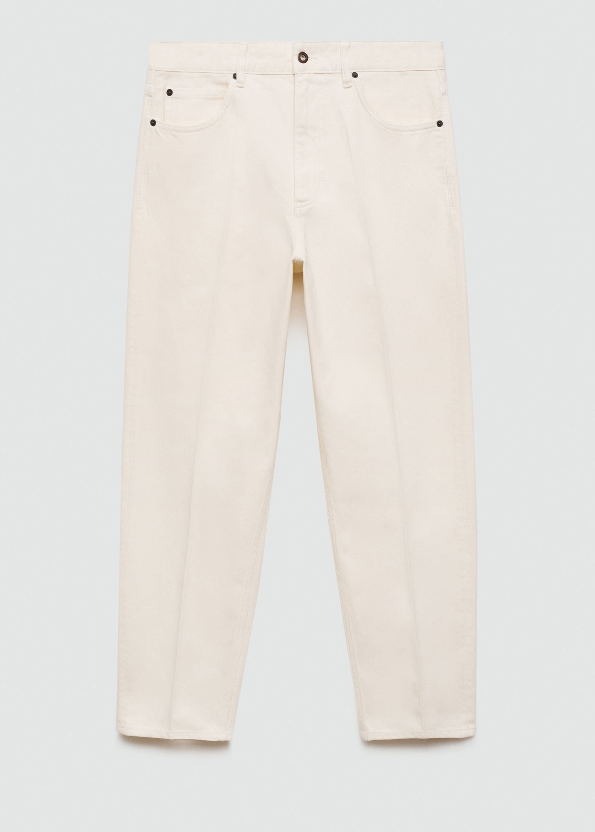 Relaxed-fit jeans with flattened stripe - Article without model