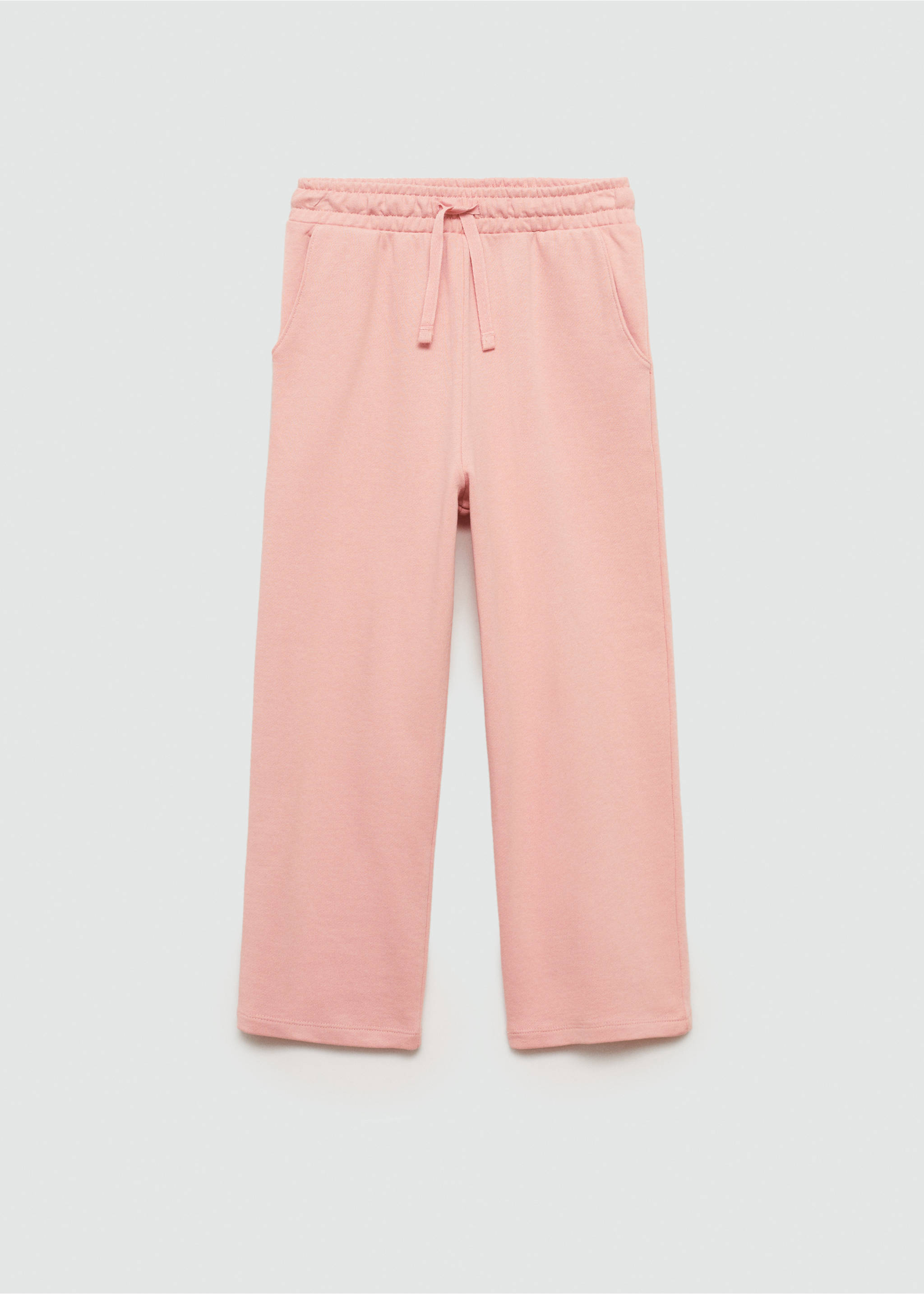Straight-fit cotton trousers - Article without model, Pink. Ref: 77075978-00.