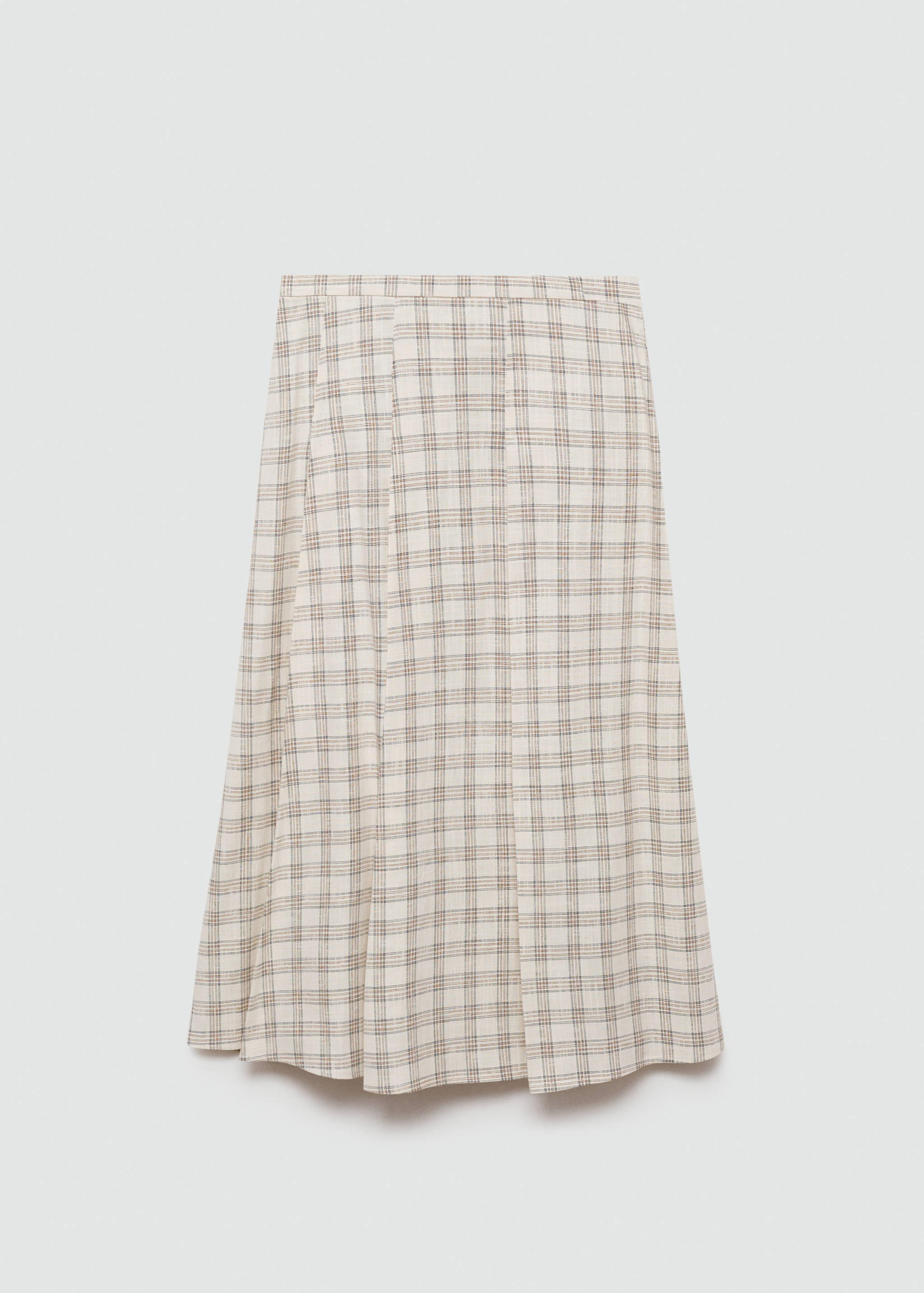 Rozkloszowana spódnica w kratkę - Artykuł bez modela/modelki