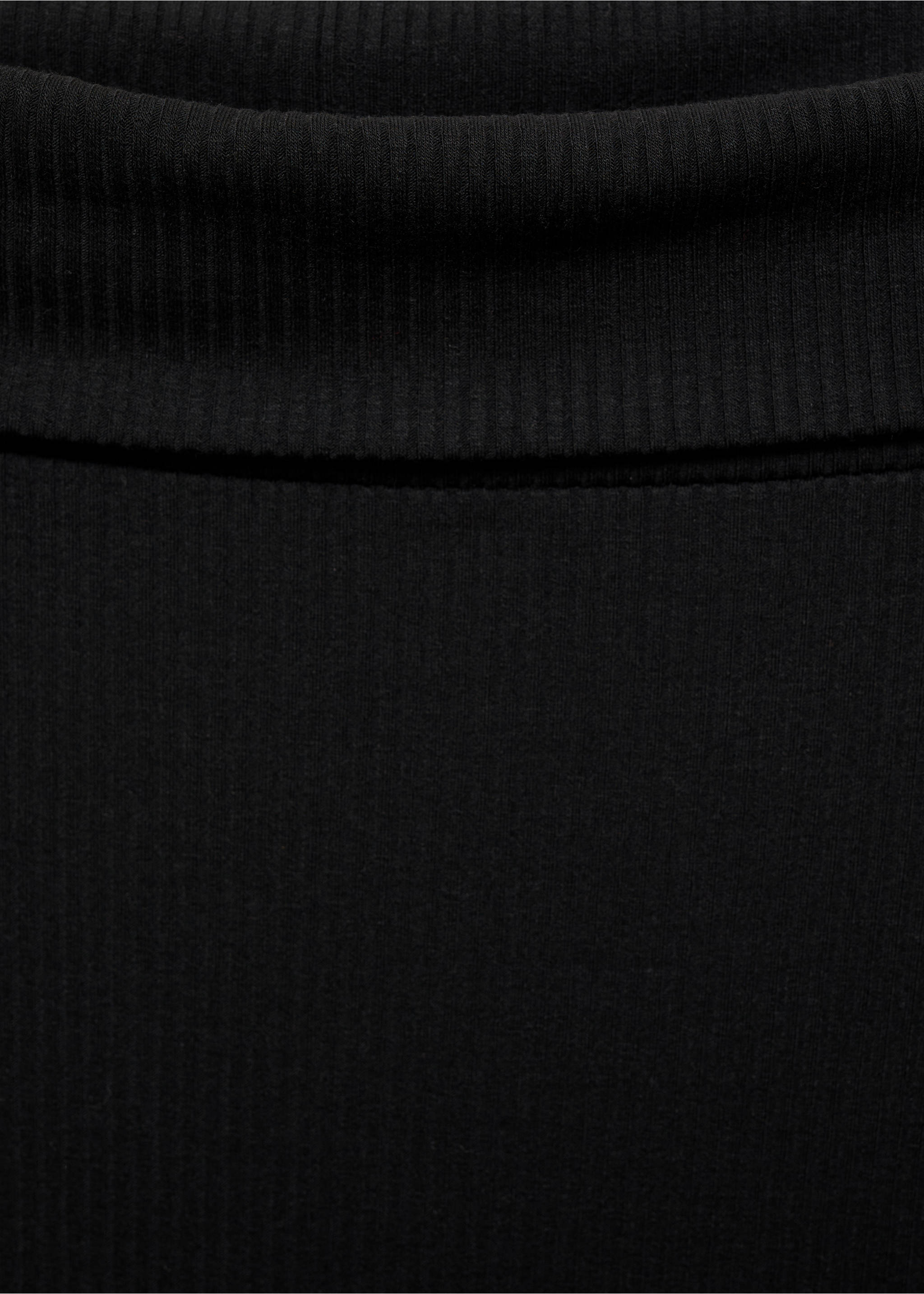 Off-the-shoulder long dress - Details of the article 8, Black. Ref: 77075984-00.