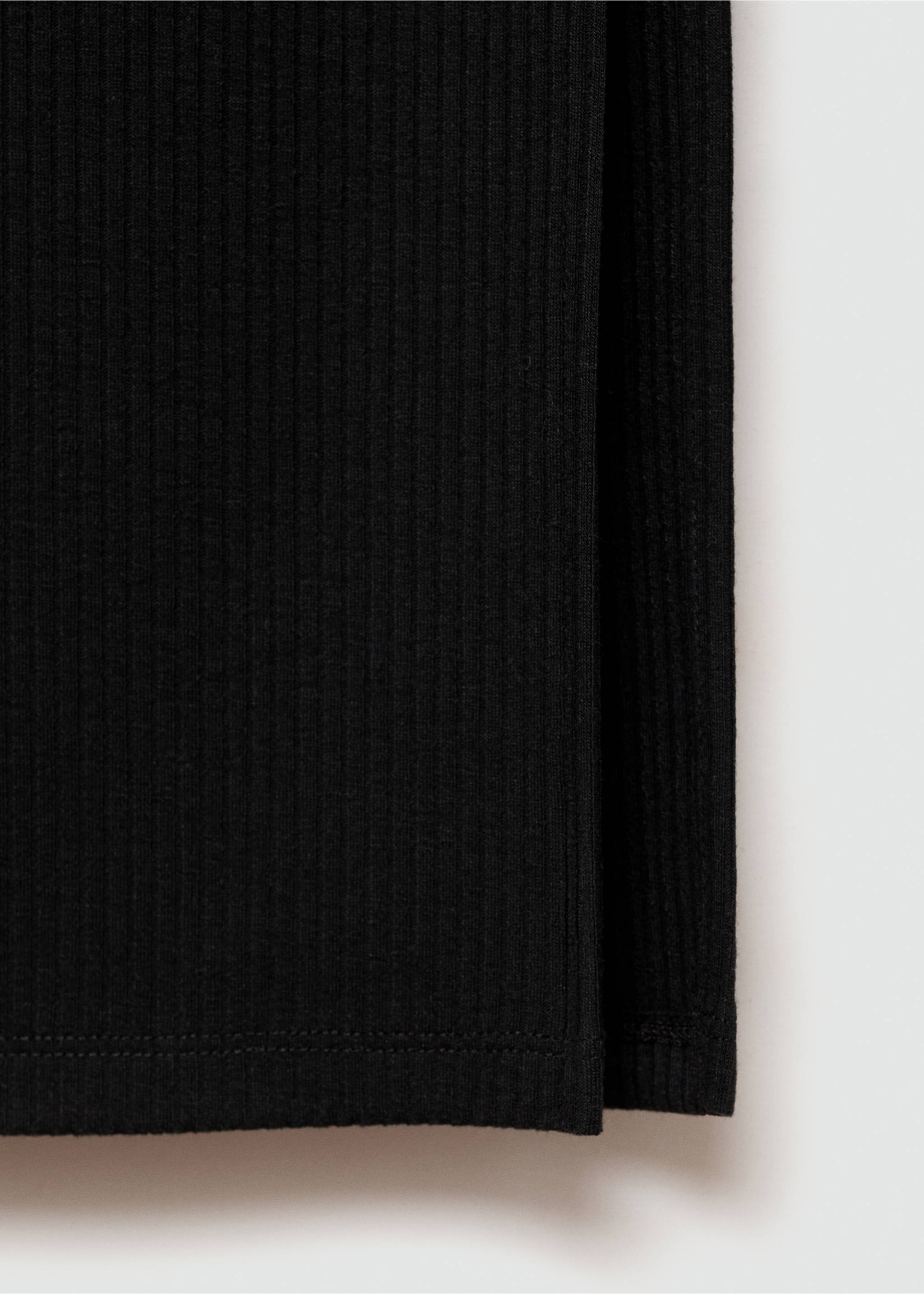 Off-the-shoulder long dress - Details of the article 0, Black. Ref: 77075984-00.