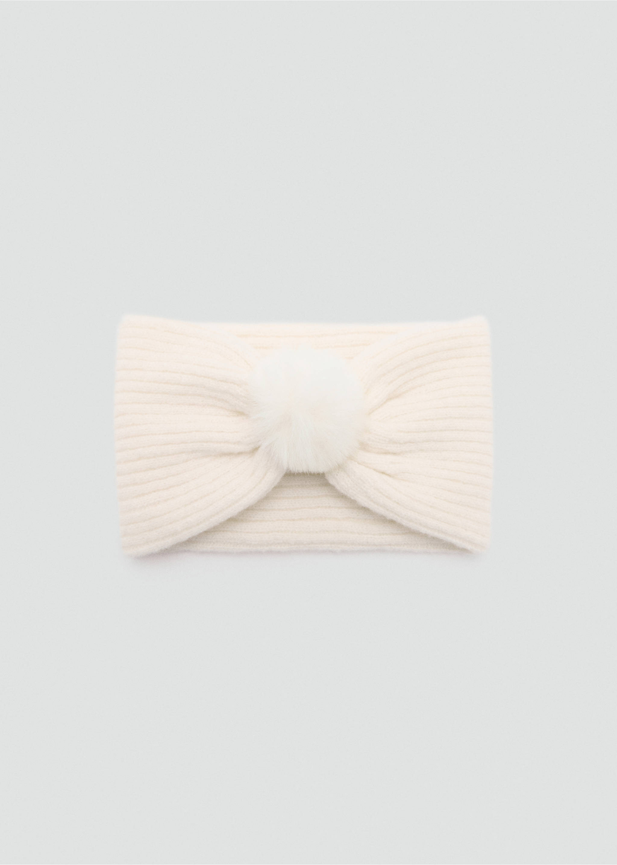 Stickad halsduk tofs - Artikel utan modell, Rå. Ref: 77075989-00.