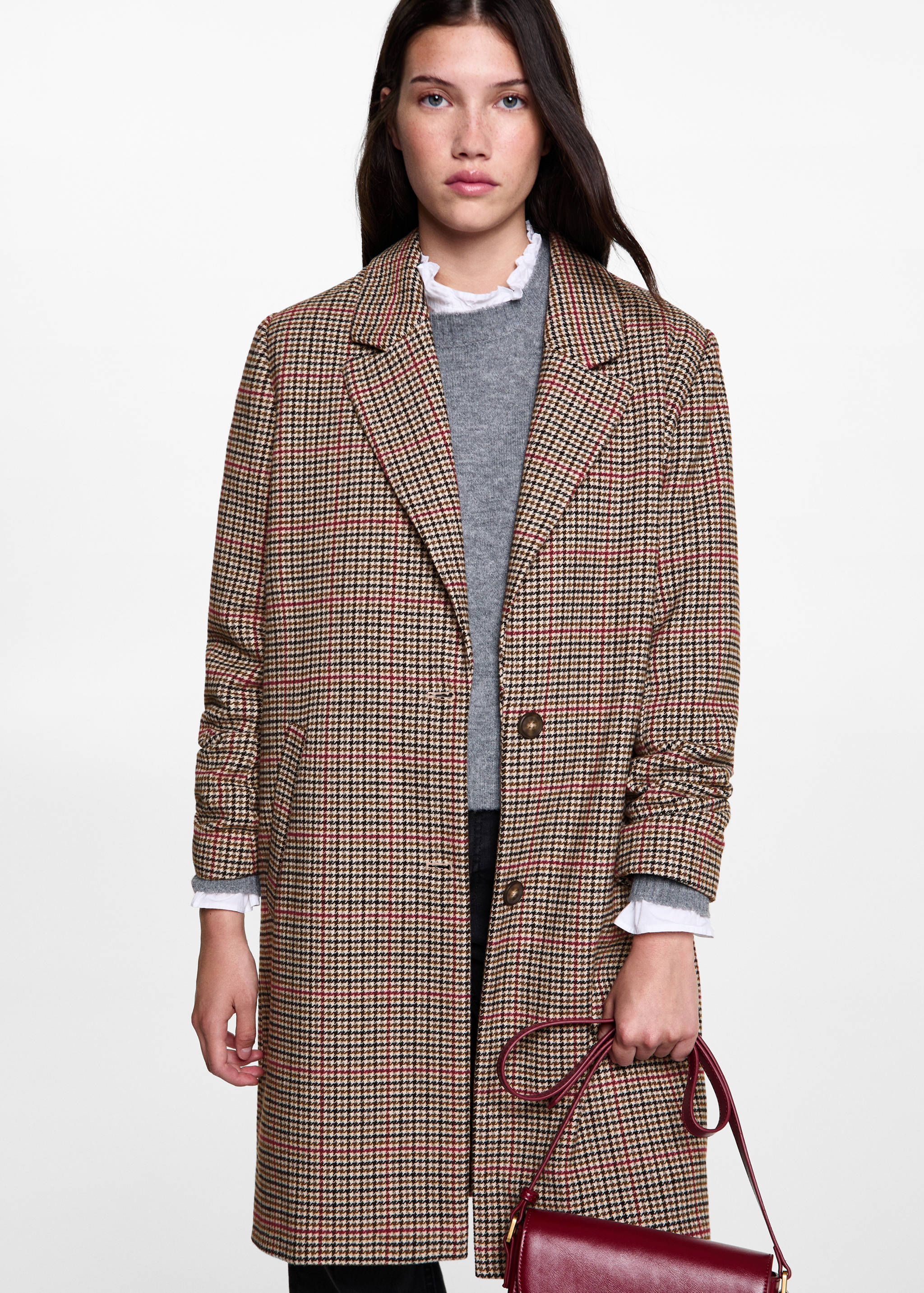 Houndstooth coat - Medium plane