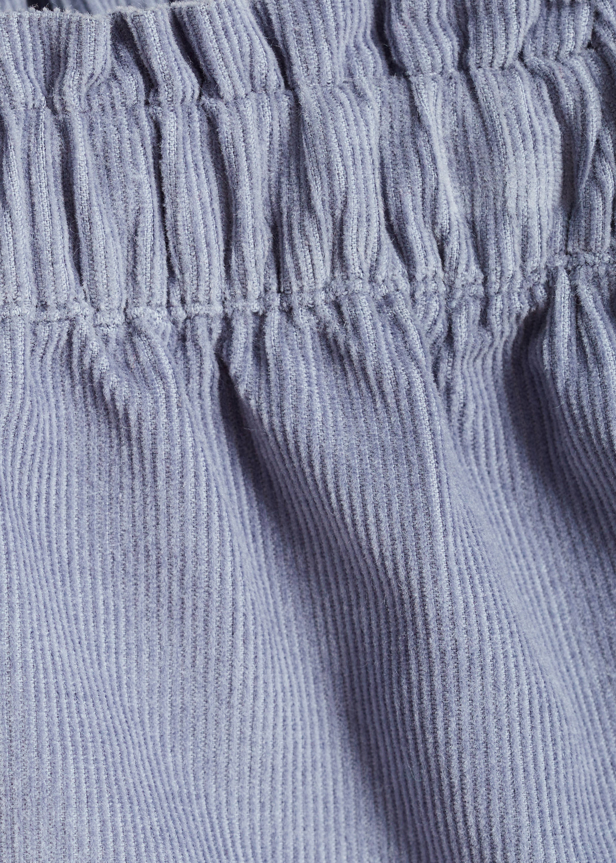 Corduroy cotton skirt - Details of the article 0