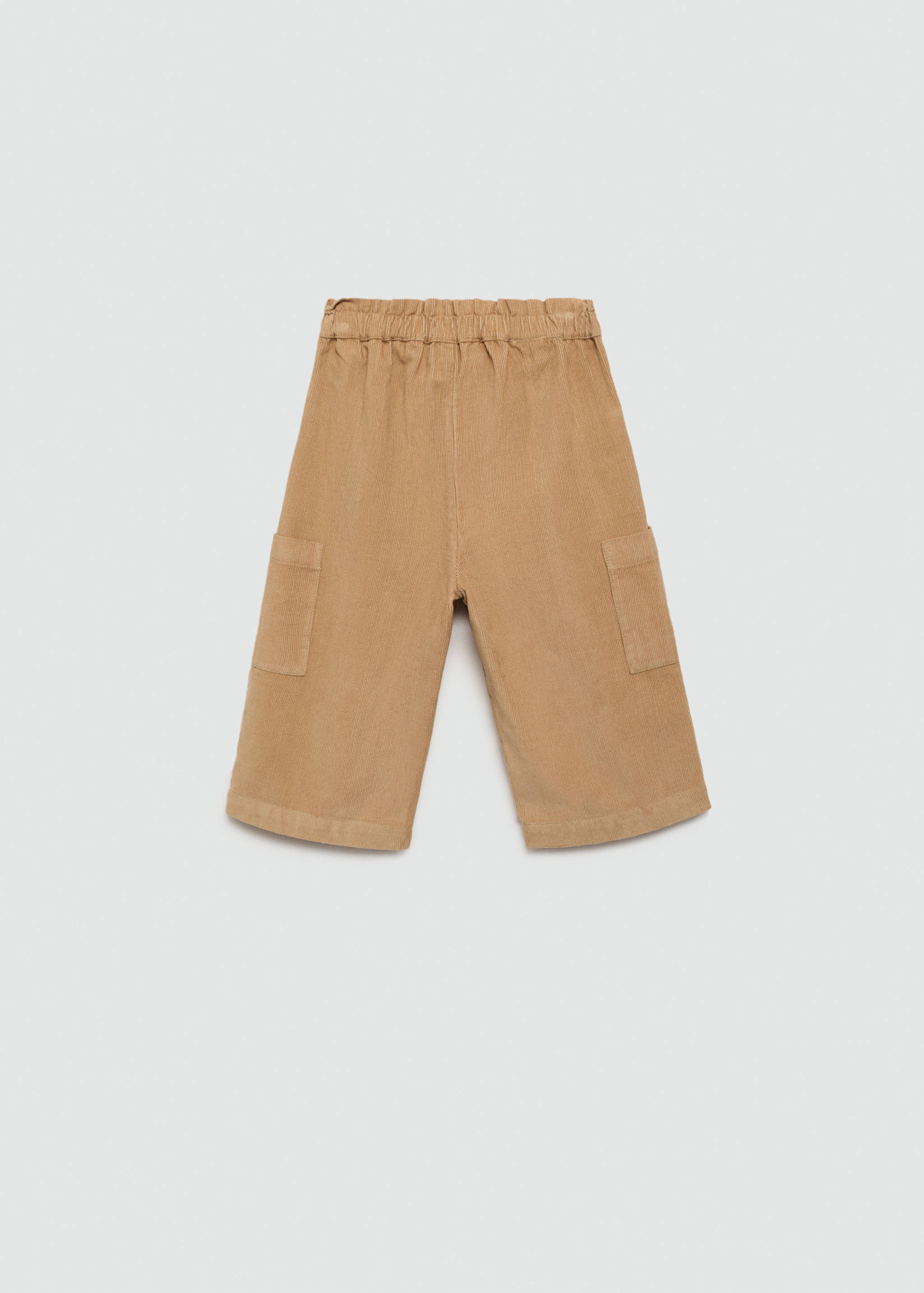 Pantalon cargo velours côtelé - Verso de l’article