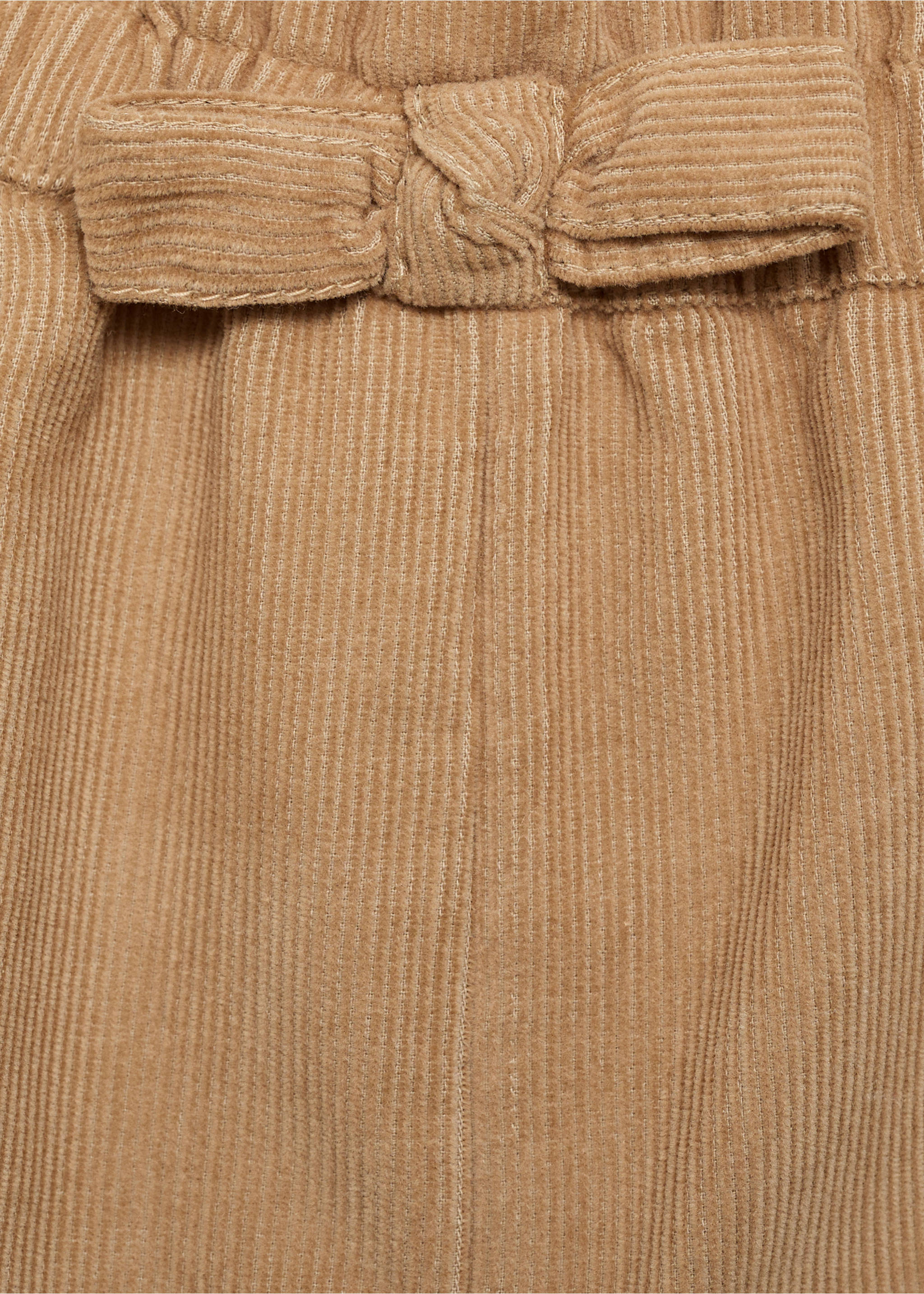 Spodnie sztruksowe cargo - Szczegóły artykułu 8, Tabaczkowy brąz. Ref: 77076339-00.