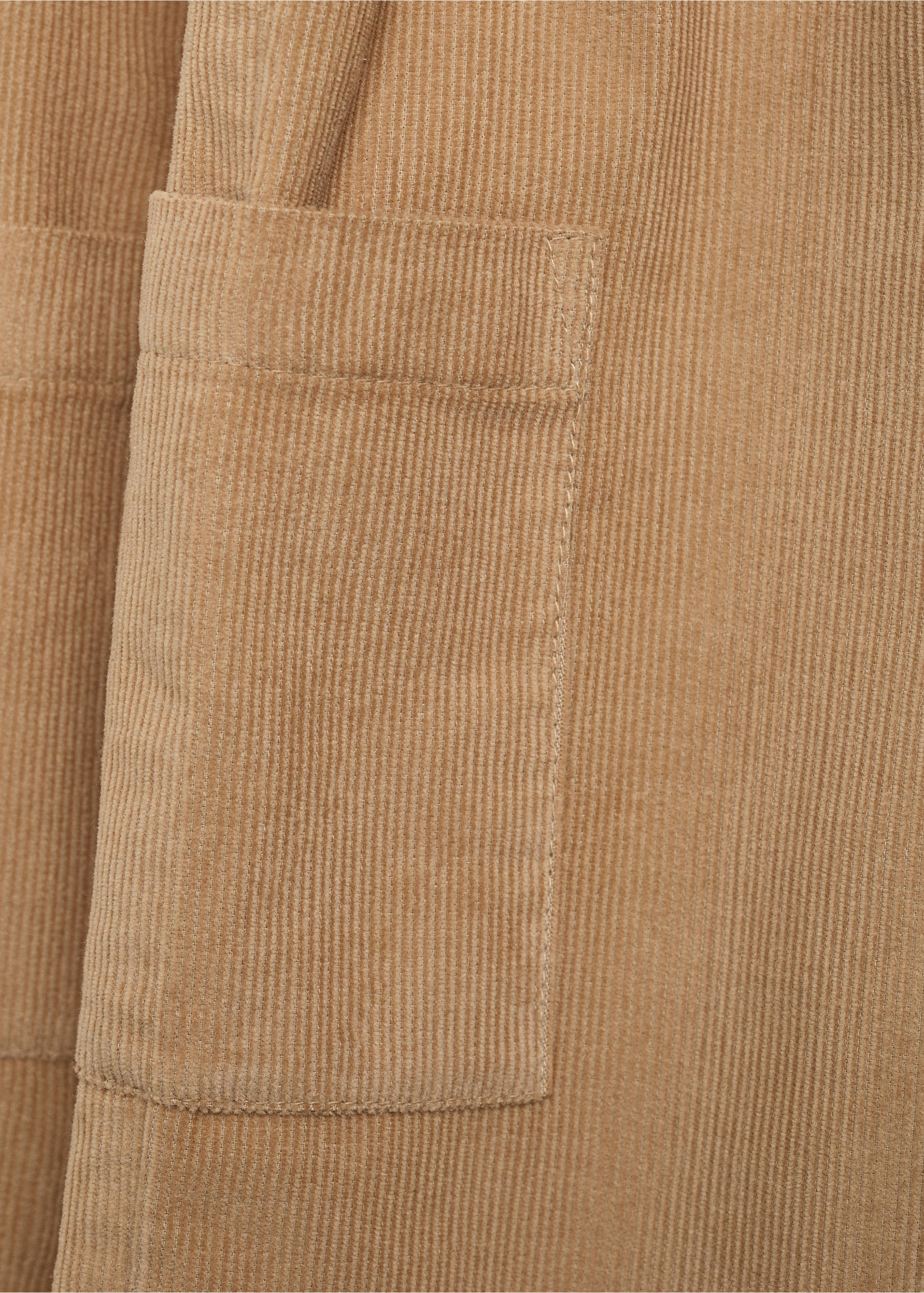 Spodnie sztruksowe cargo - Szczegóły artykułu 0, Tabaczkowy brąz. Ref: 77076339-00.