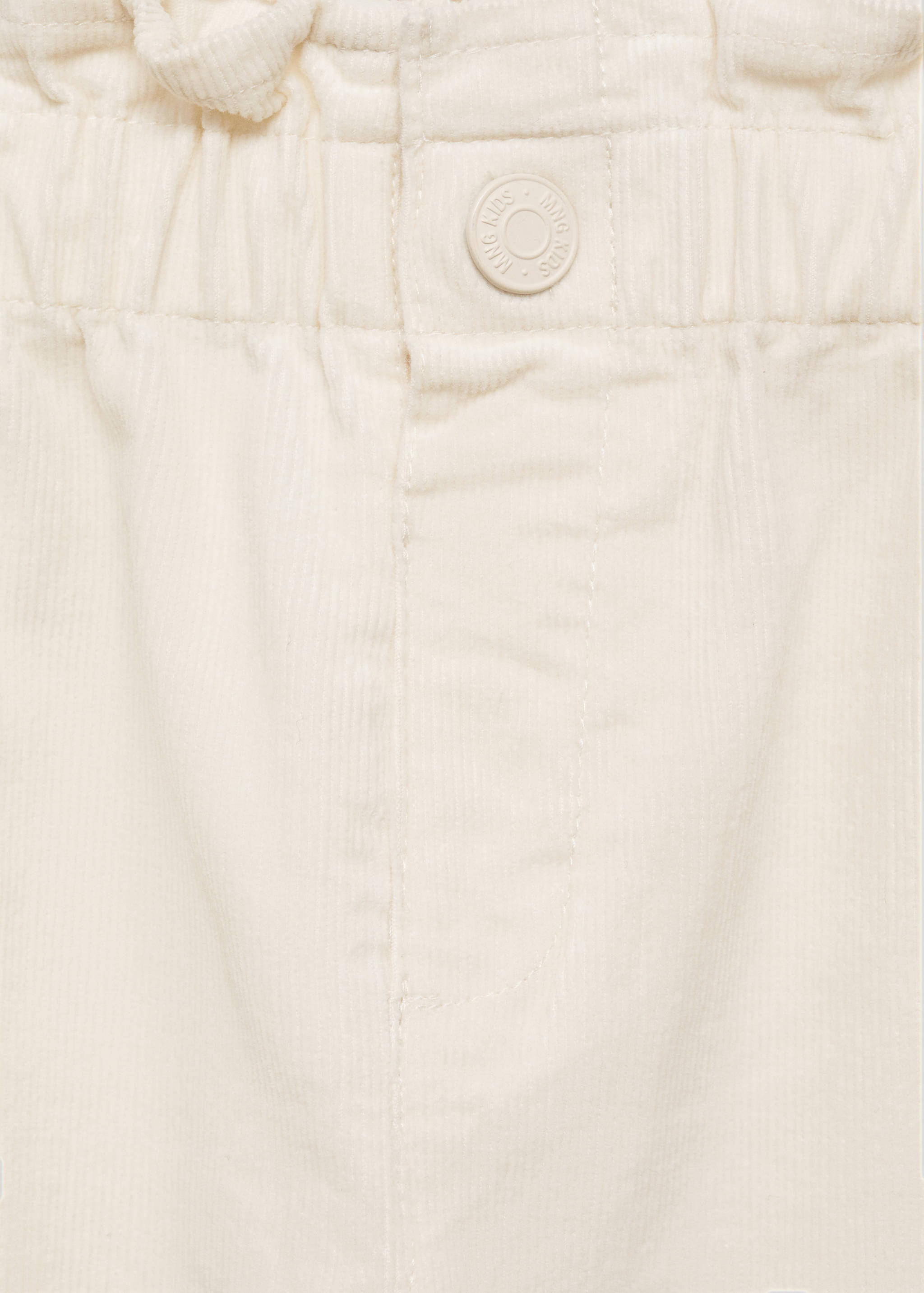Corduroy paper bag trousers - Details of the article 8