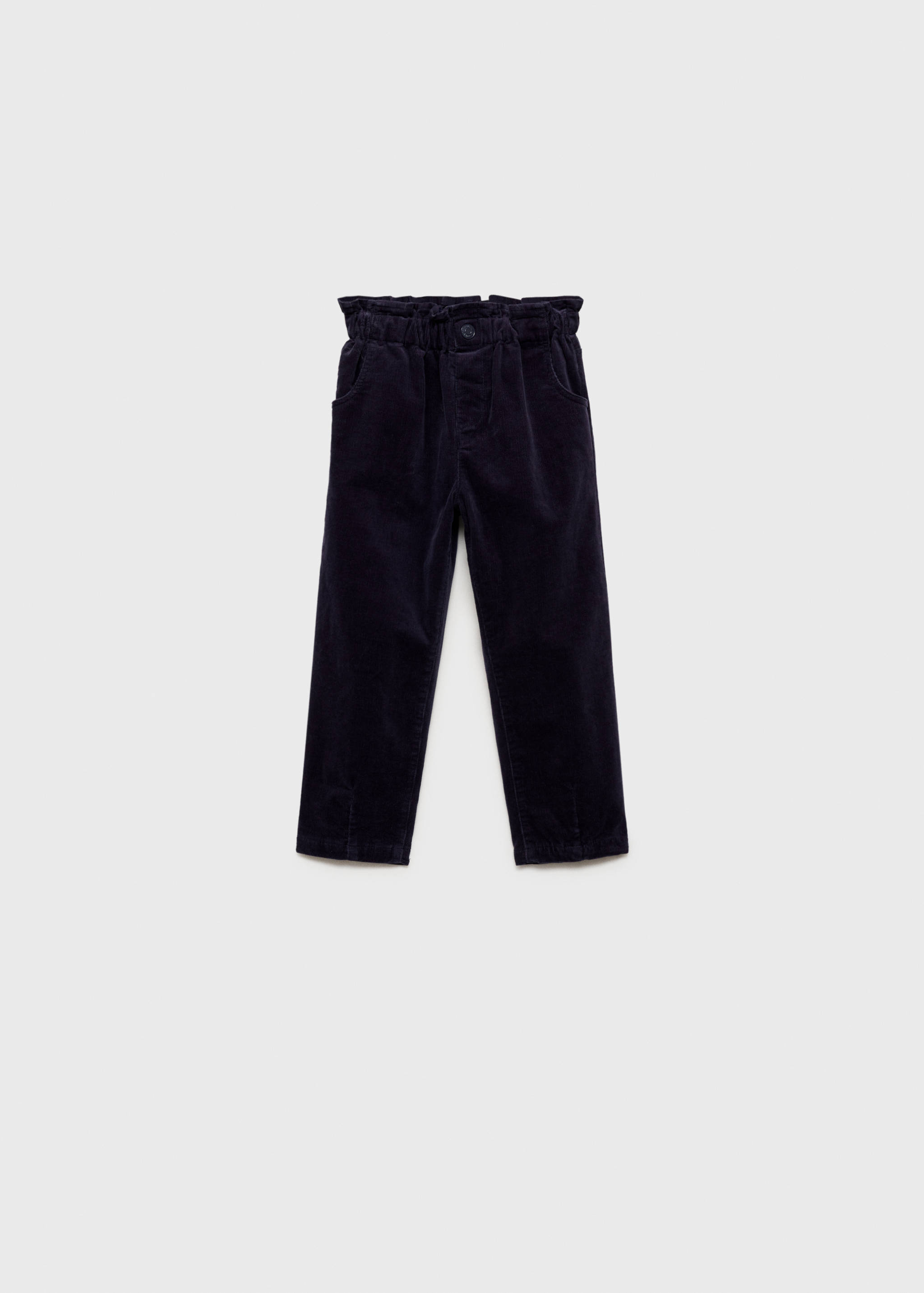 Corduroy paper bag pants - Article without model