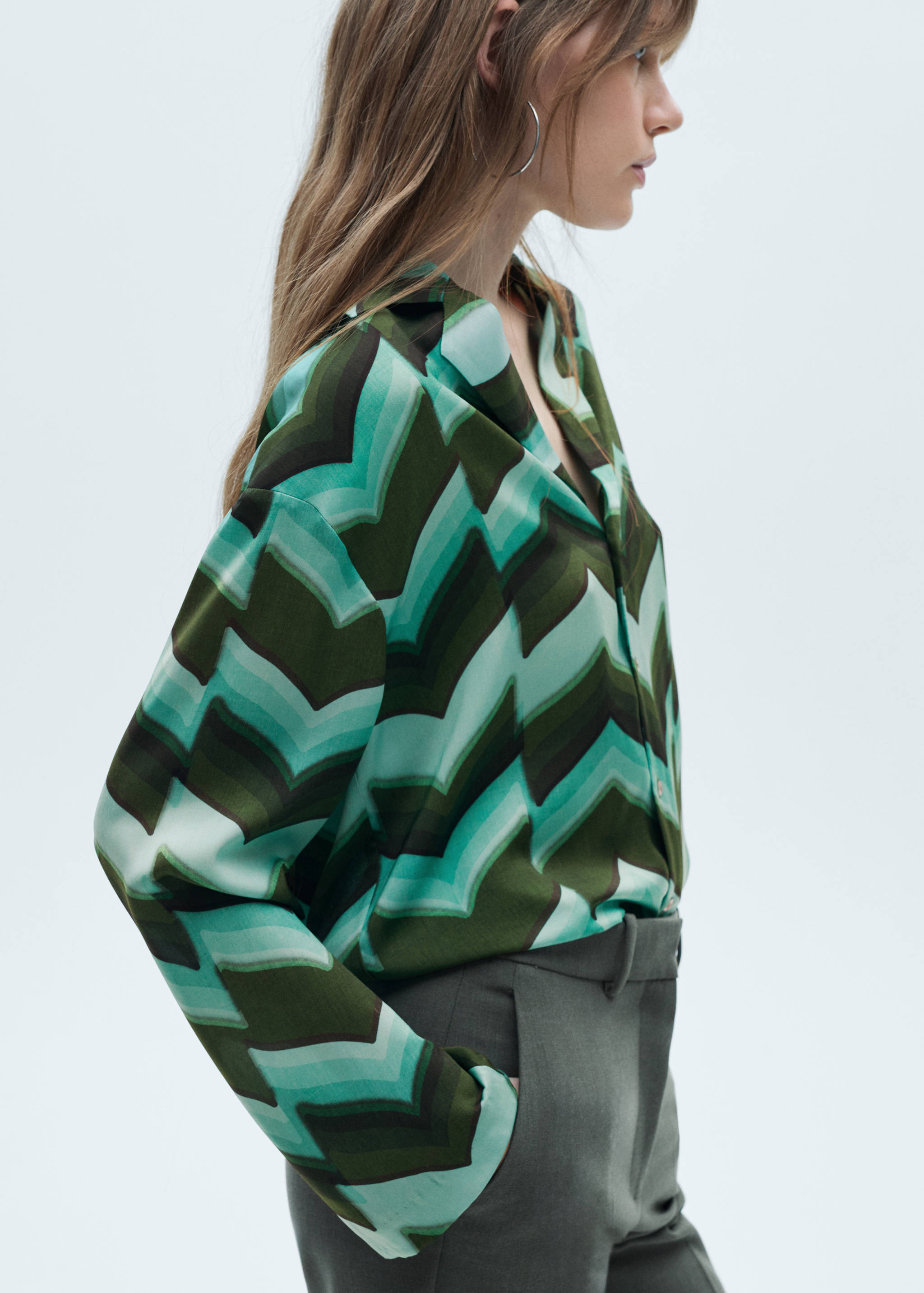 Chemise imprimée fluide - Détail de l'article 1