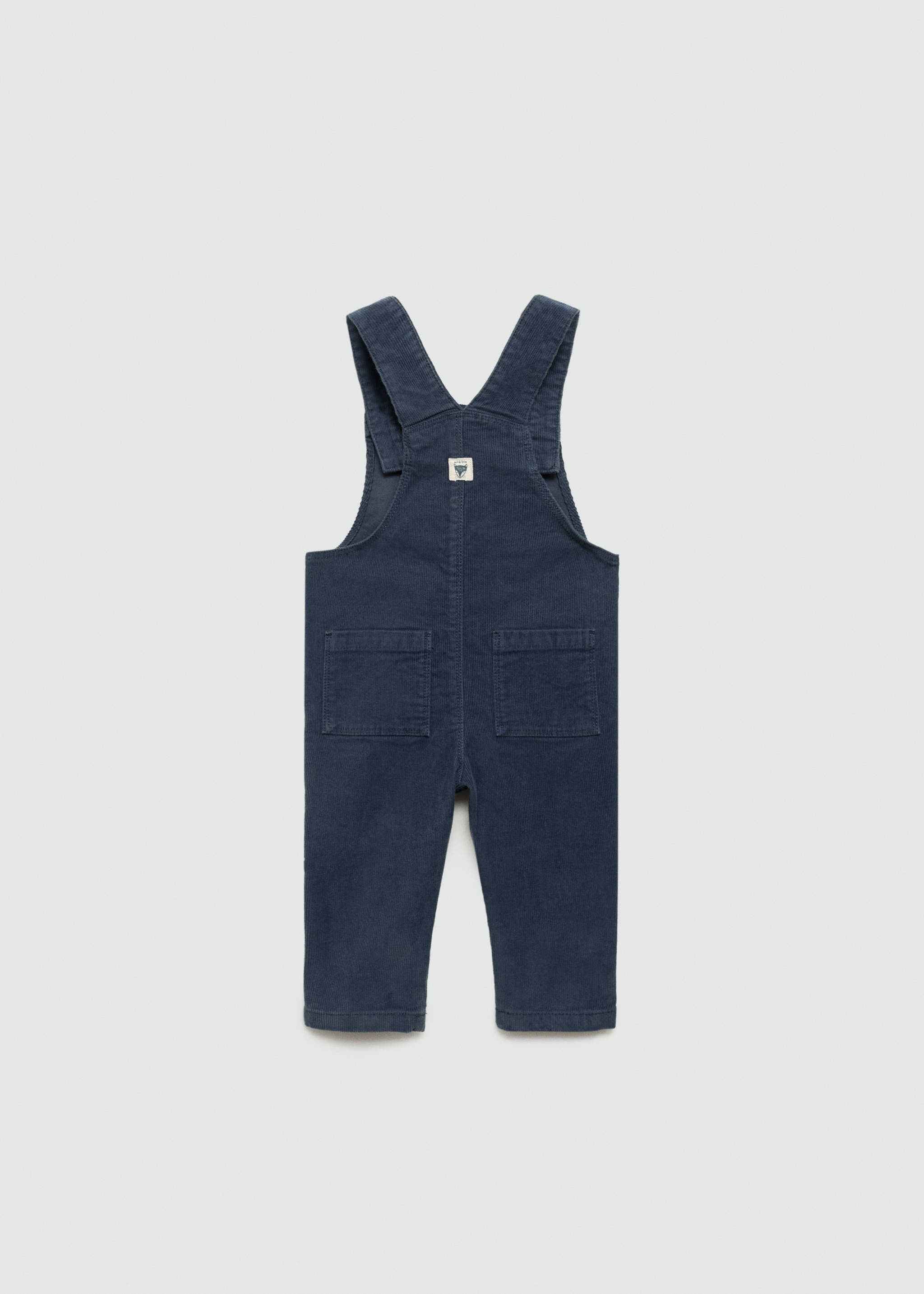 Pocket corduroy dungarees - Reverse of the article