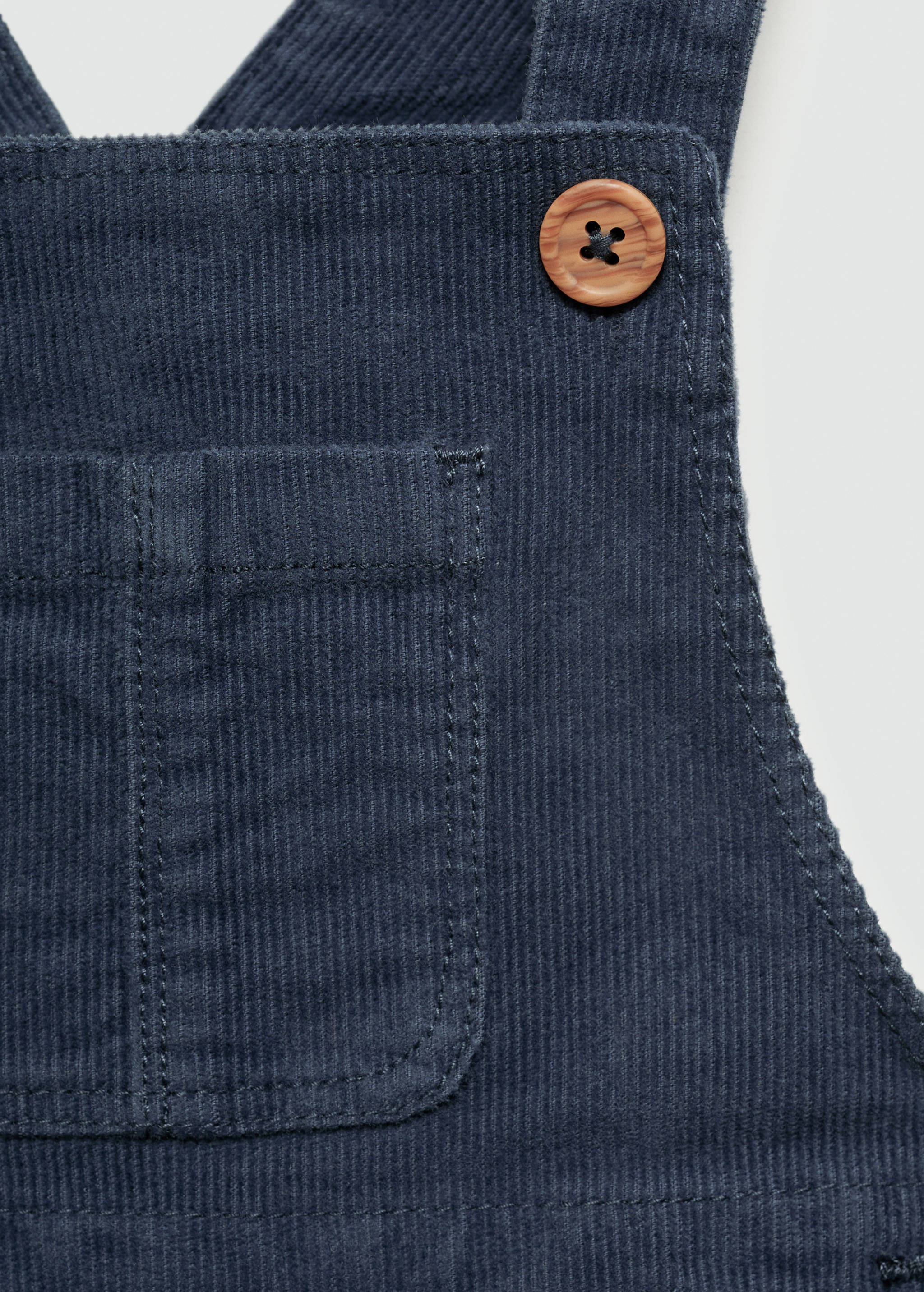 Pocket corduroy dungarees - Details of the article 8