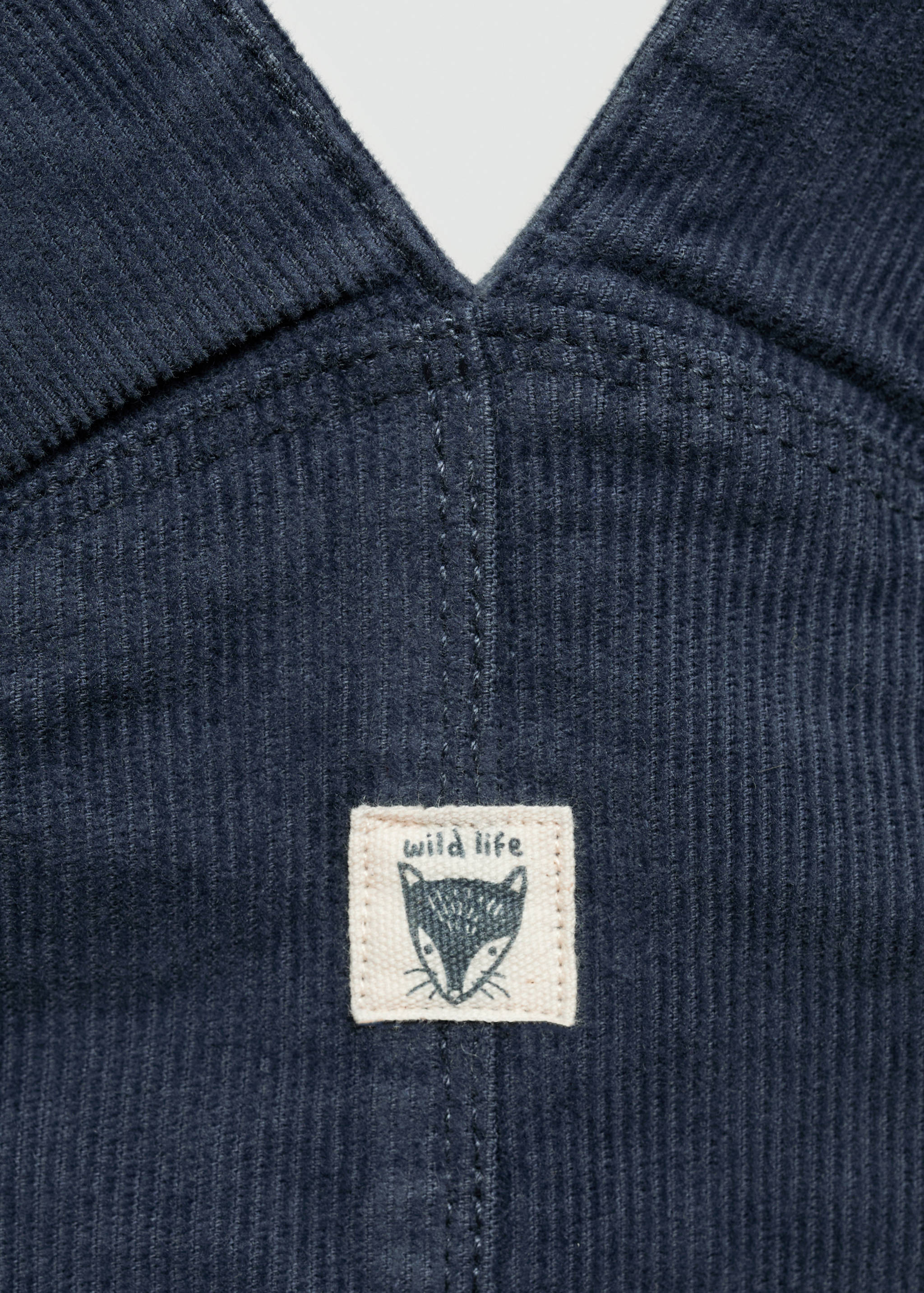 Pocket corduroy dungarees - Details of the article 0