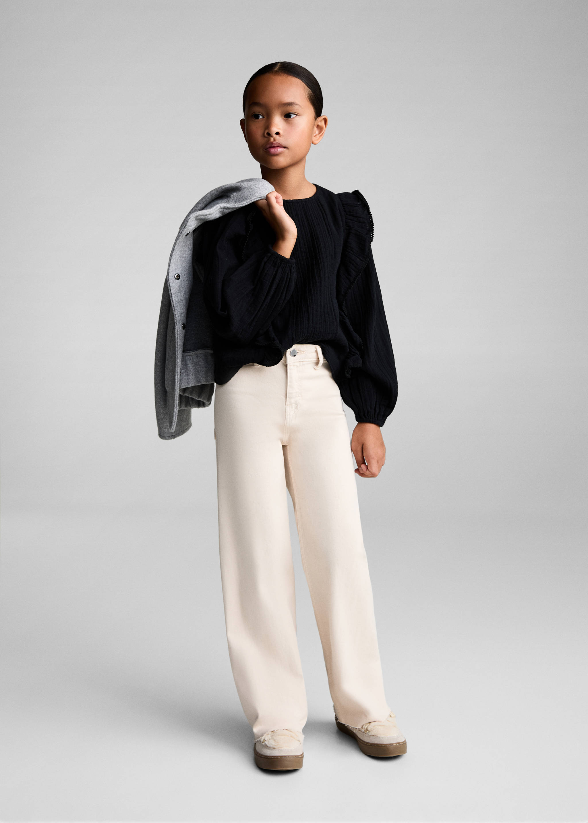 Blusa volantes bordados - Plano general