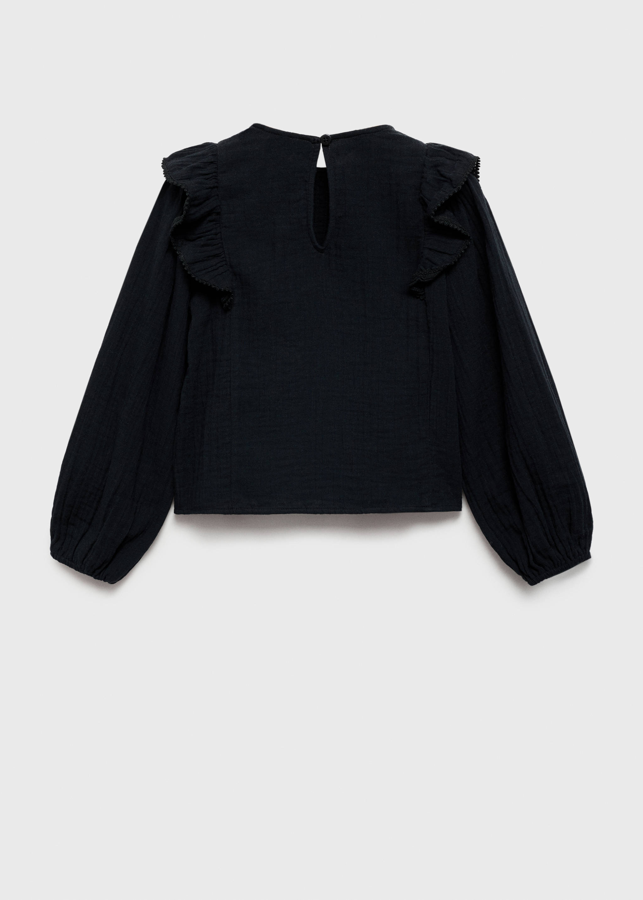 Blusa volantes bordados - Reverso del artículo