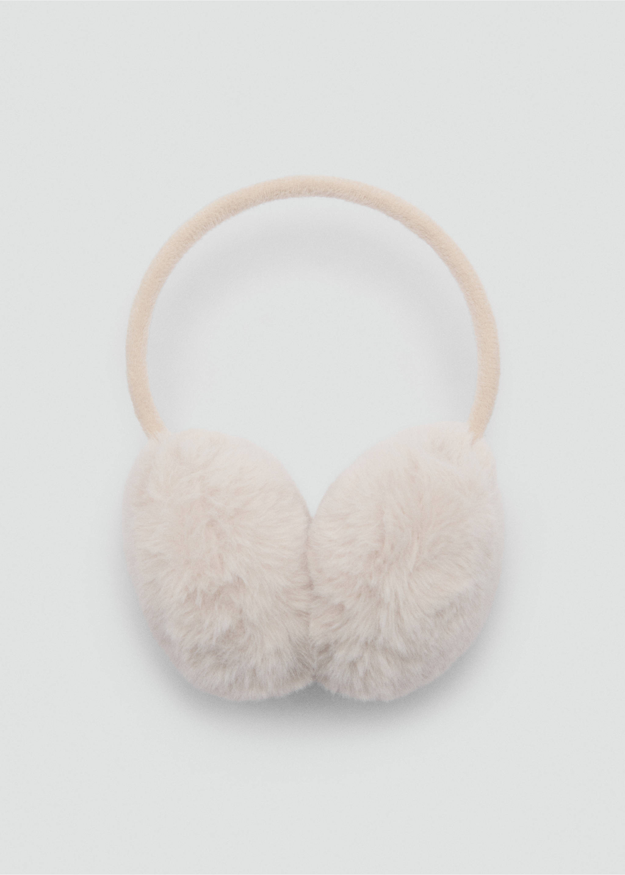 Fur-effect earmuffs - Article without model, Sand. Ref: 77076730-00.