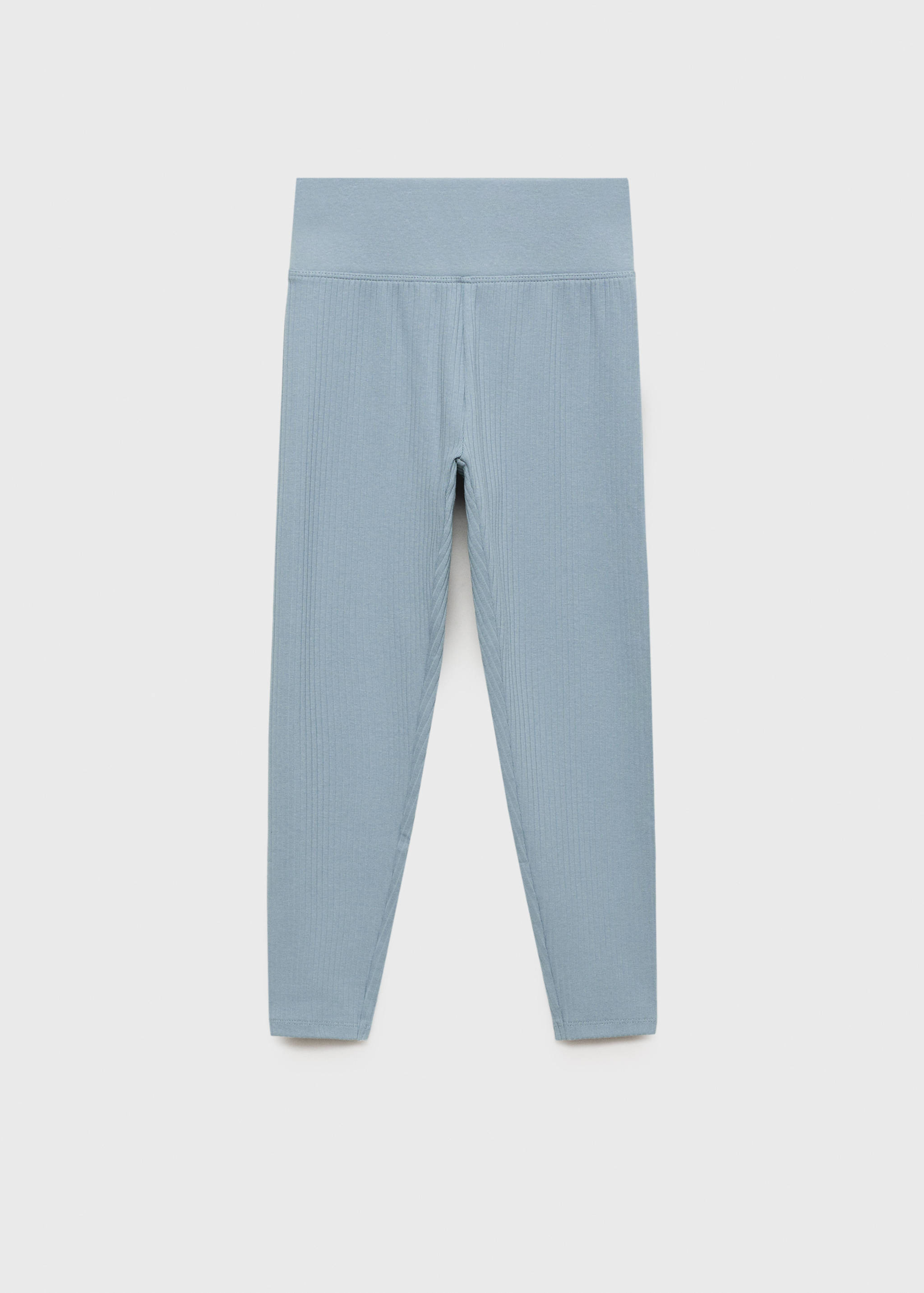 Cotton ribbed leggings - Article without model