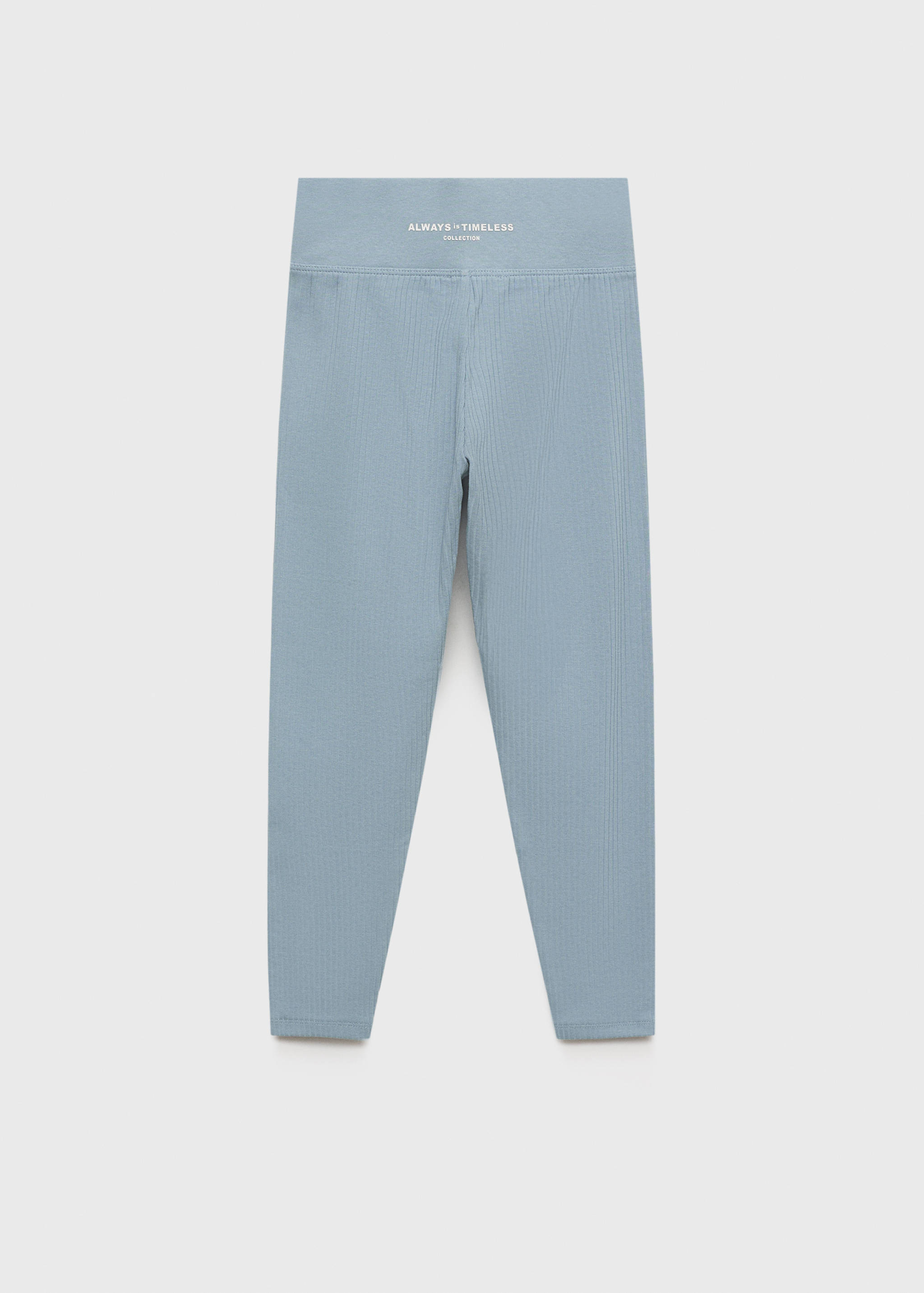 Cotton ribbed leggings - Details of the article 8