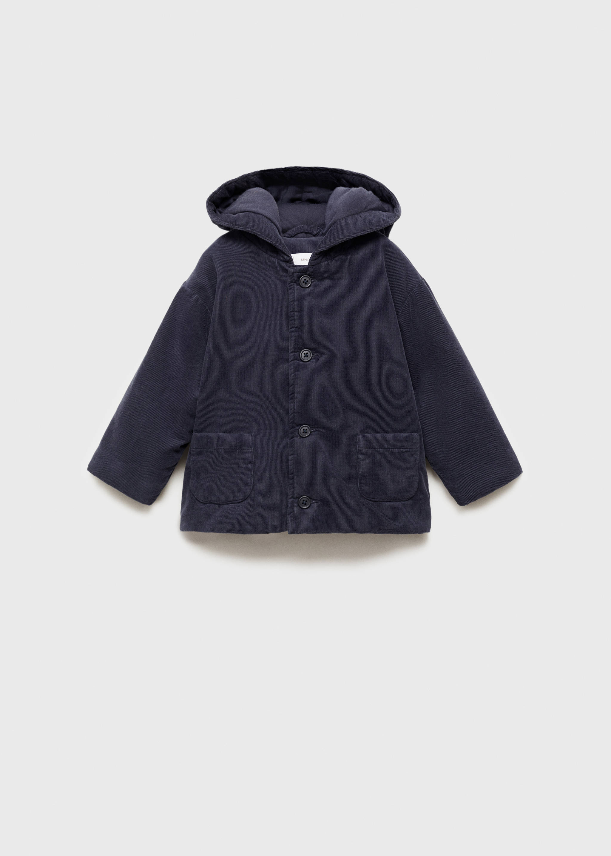 Hood corduroy coat - Article without model