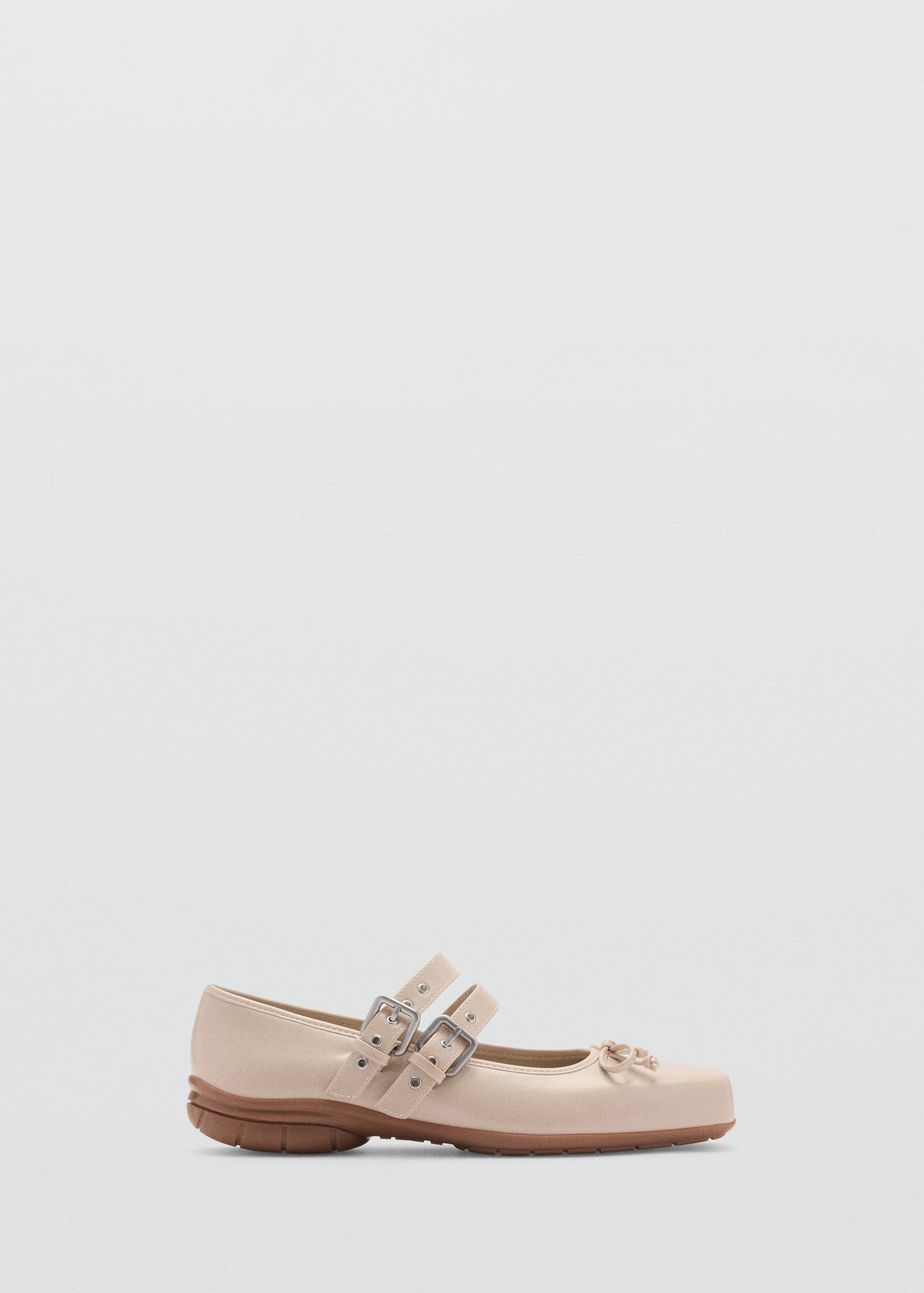 Ballerina shoes with double buckle - Article without model
