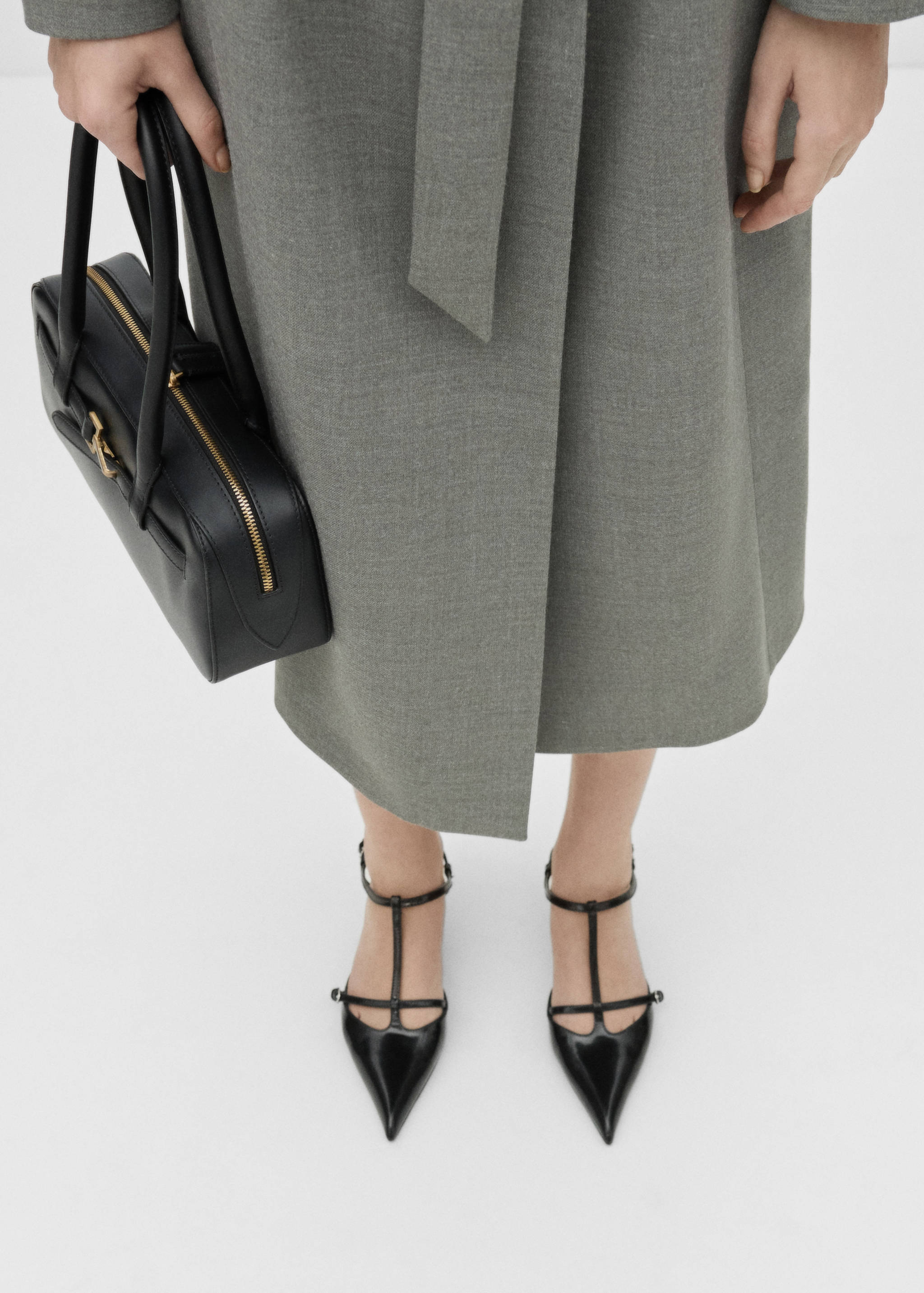 Pantofi de piele cu toc kitten - Detaliu al articolului 9