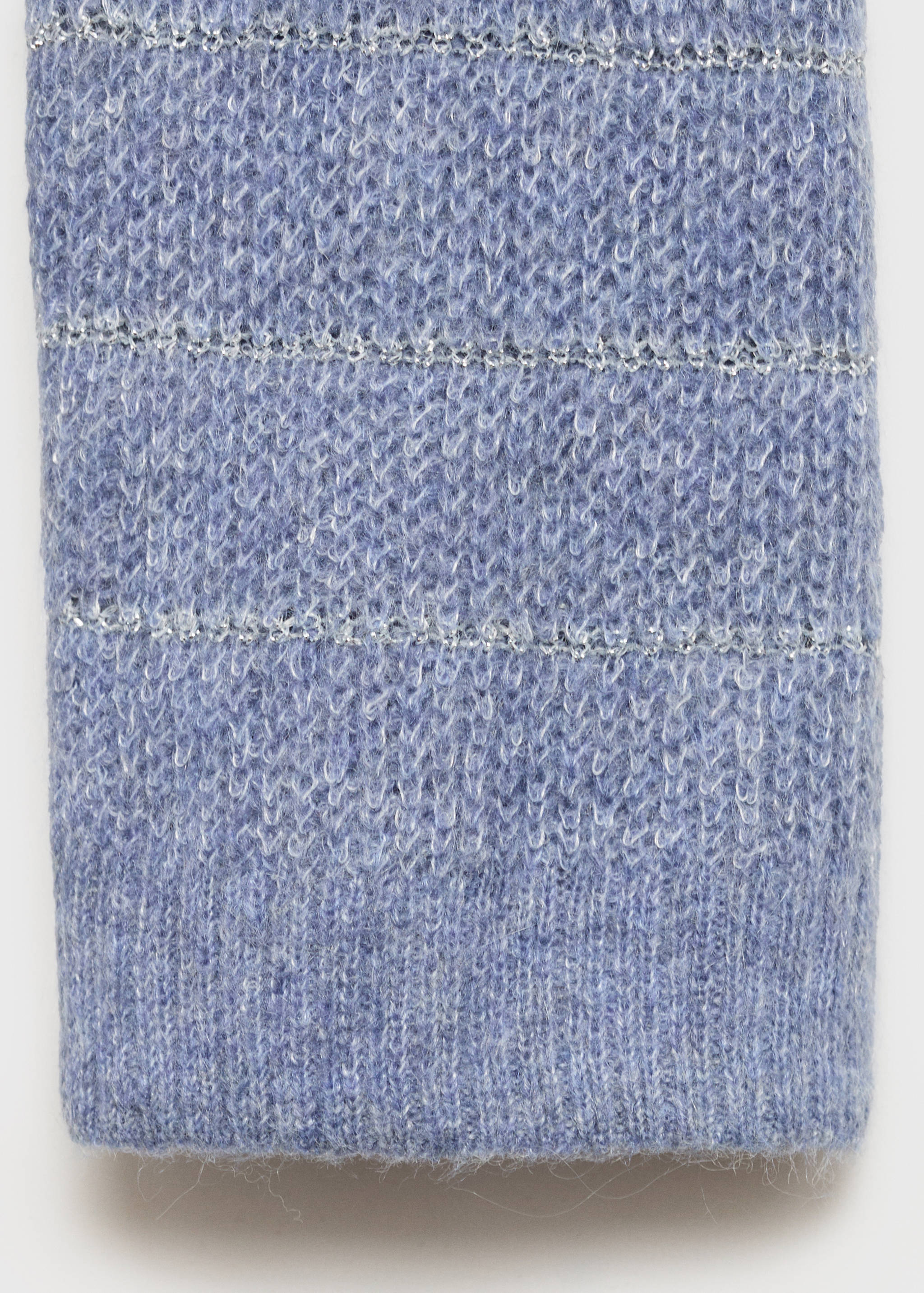 Gestreifter Pullover aus Lurexgewebe - Detail des Artikels 0