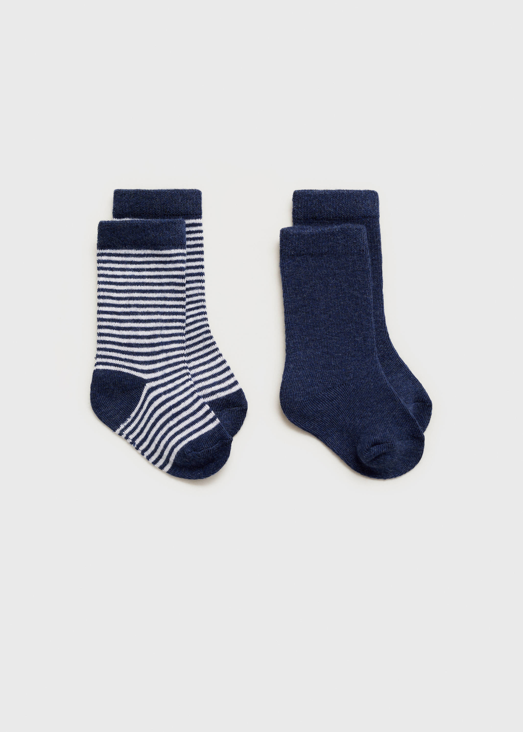 Lot 2 paires chaussettes rayures - Article sans modèle