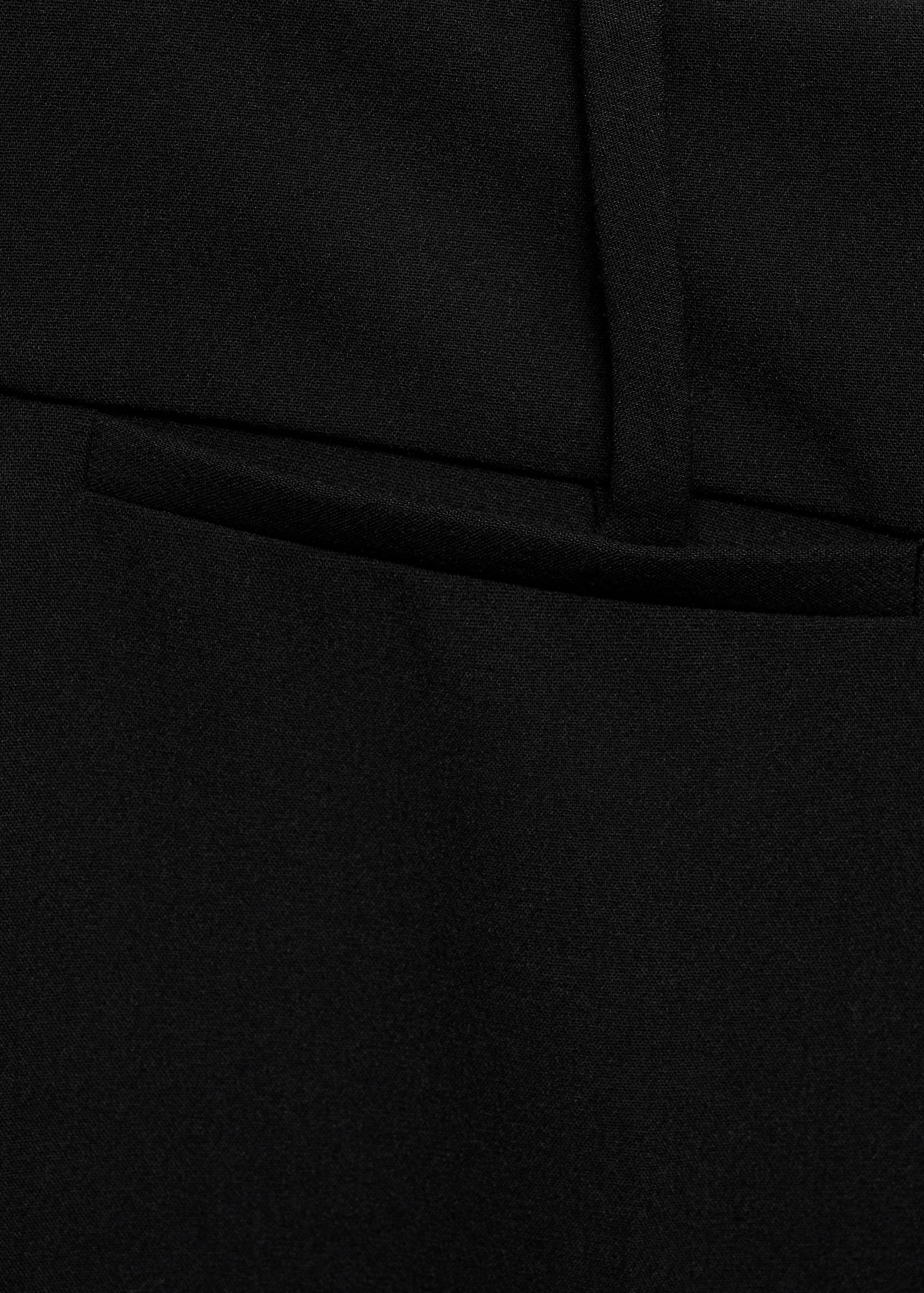 Low-rise flared trousers - Details of the article 8