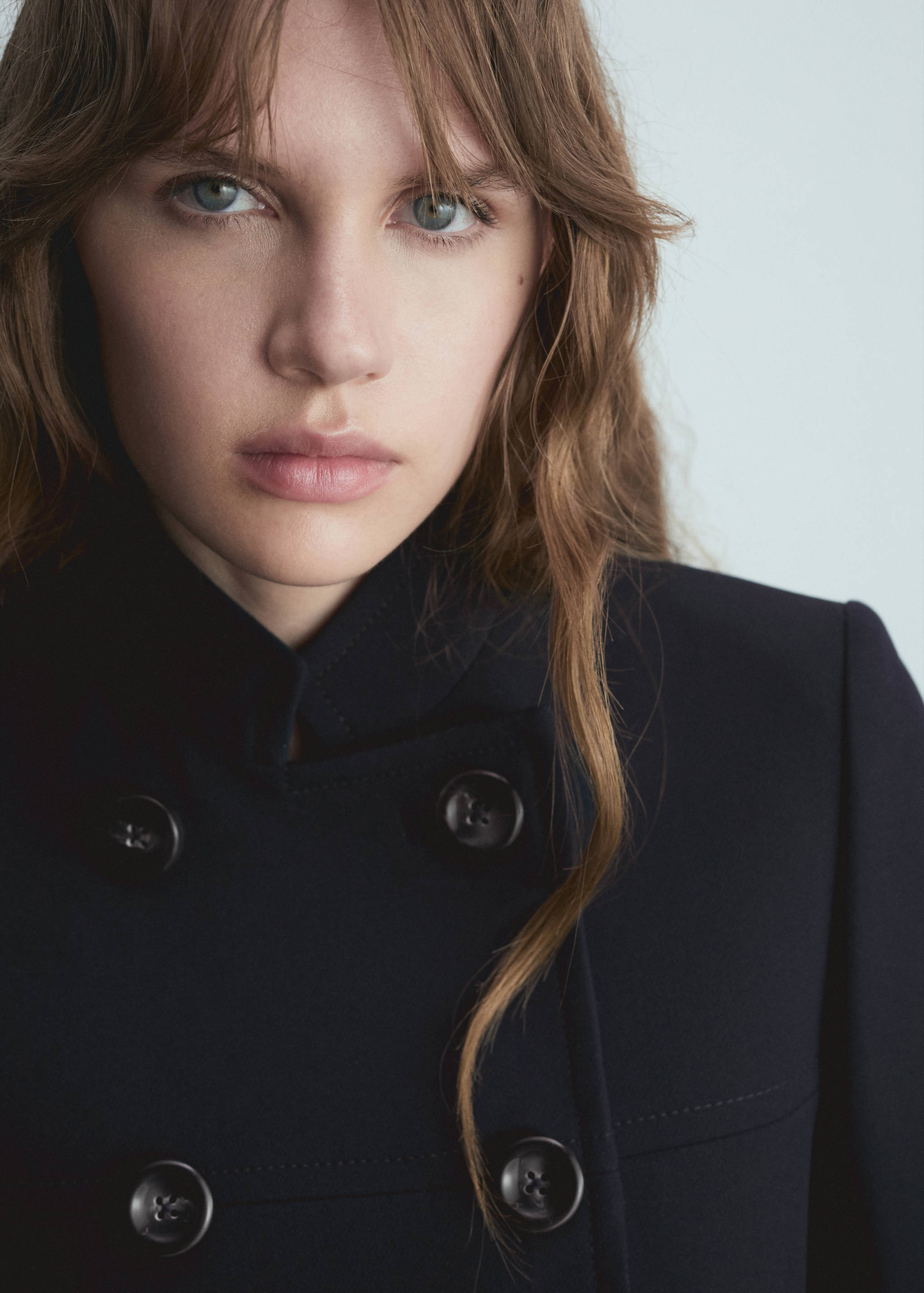 Double-breasted cropped jacket - Details of the article 1