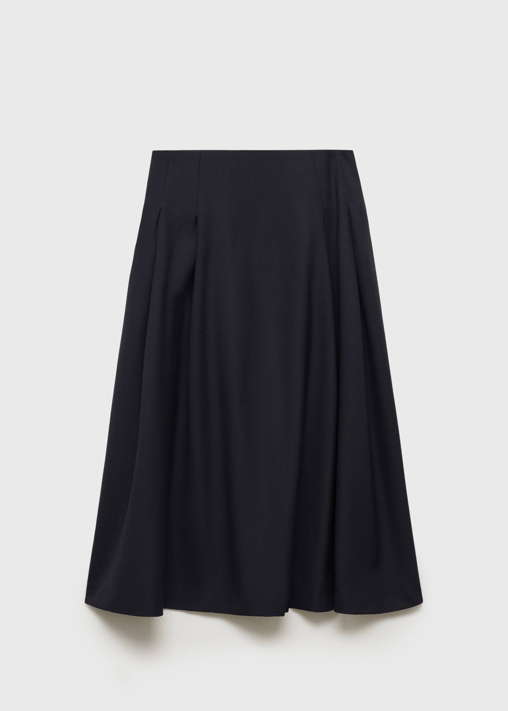 【新品タグ付】NKNIT flared skirt サイズ0 Flared skirt with pleated detail - Women | MANGO OUTLET USA