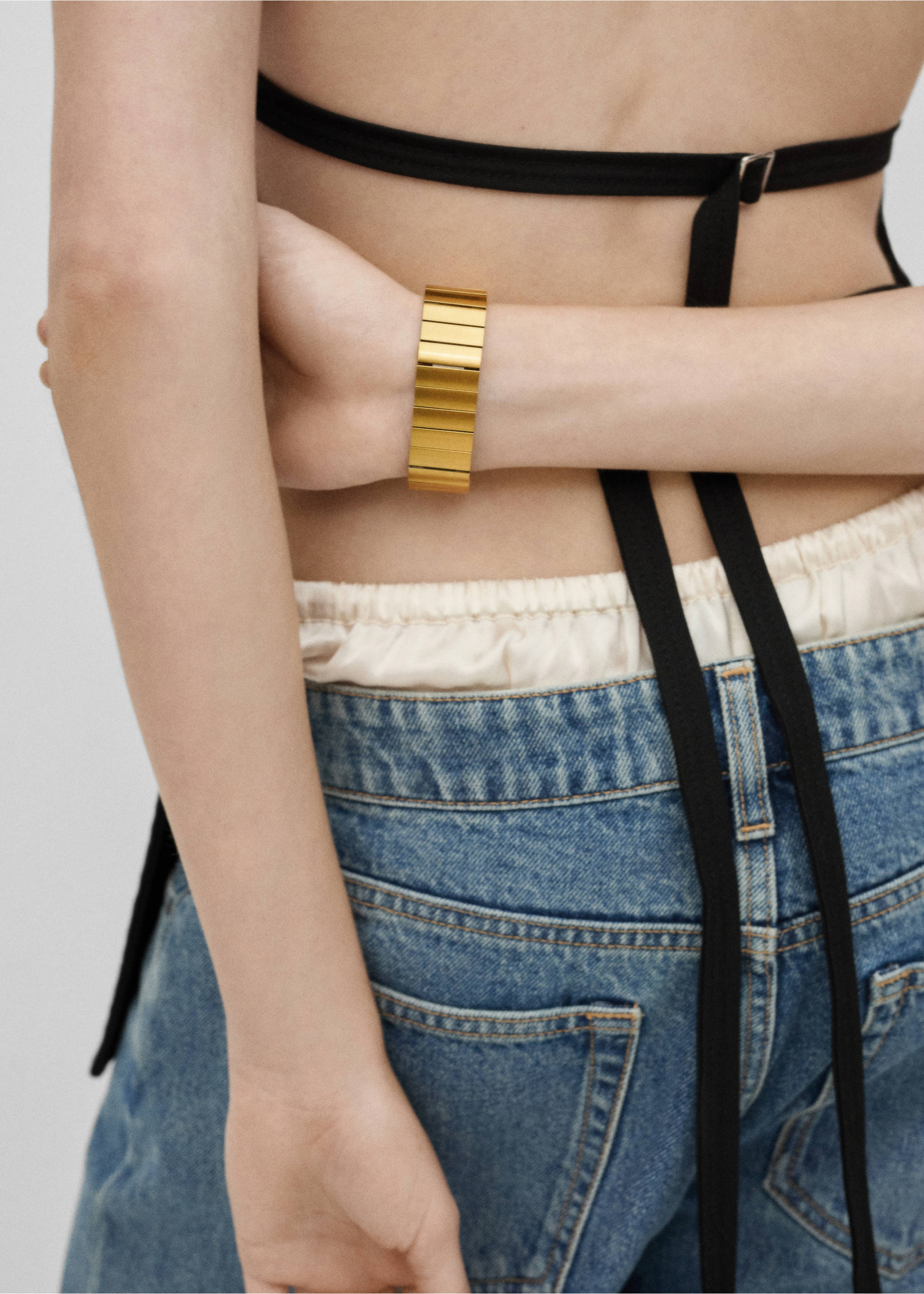 Bracelet strap ties - General plane, Gold. Ref: 77076762-00.