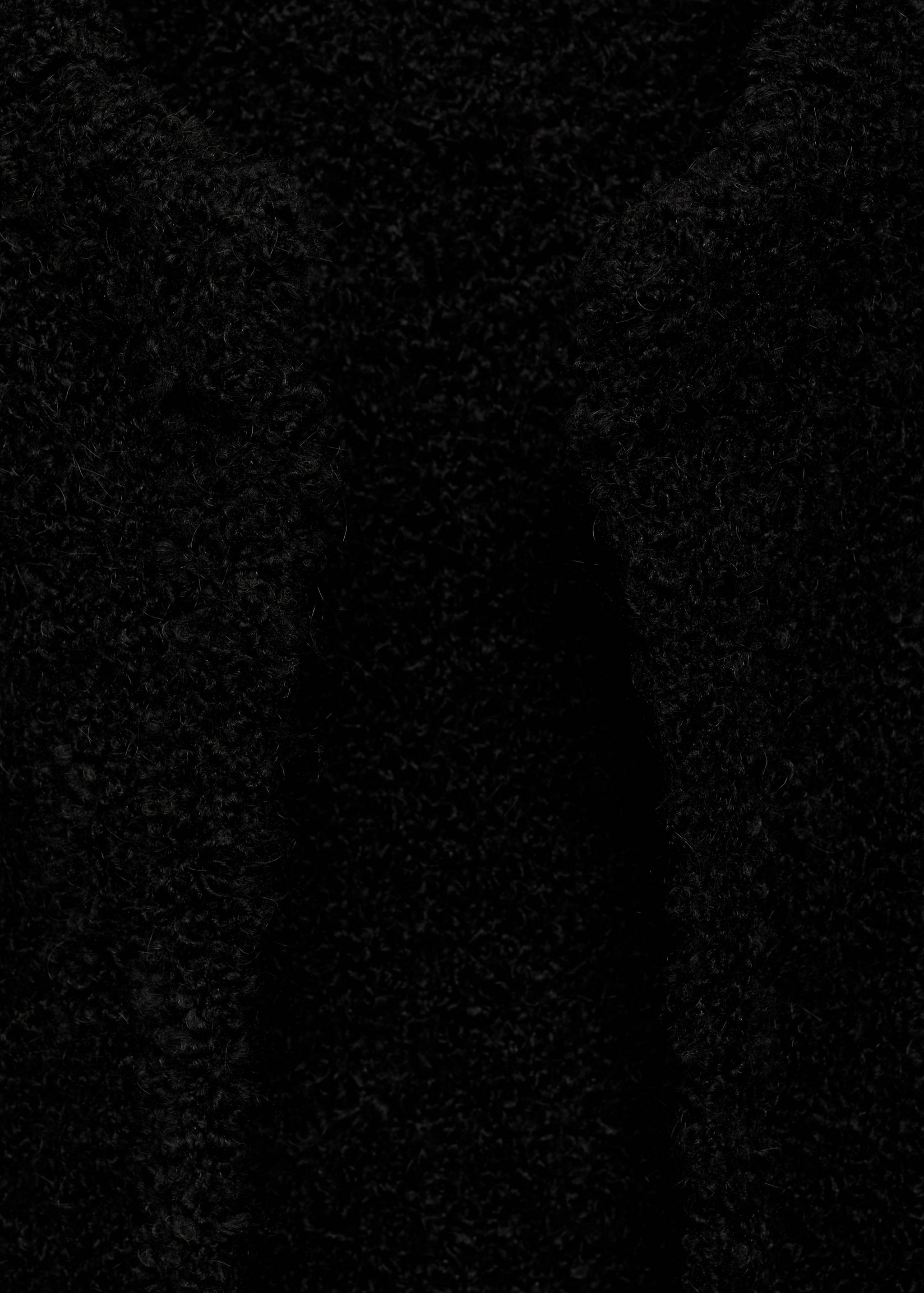 Bouclé knitted coat - Details of the article 8