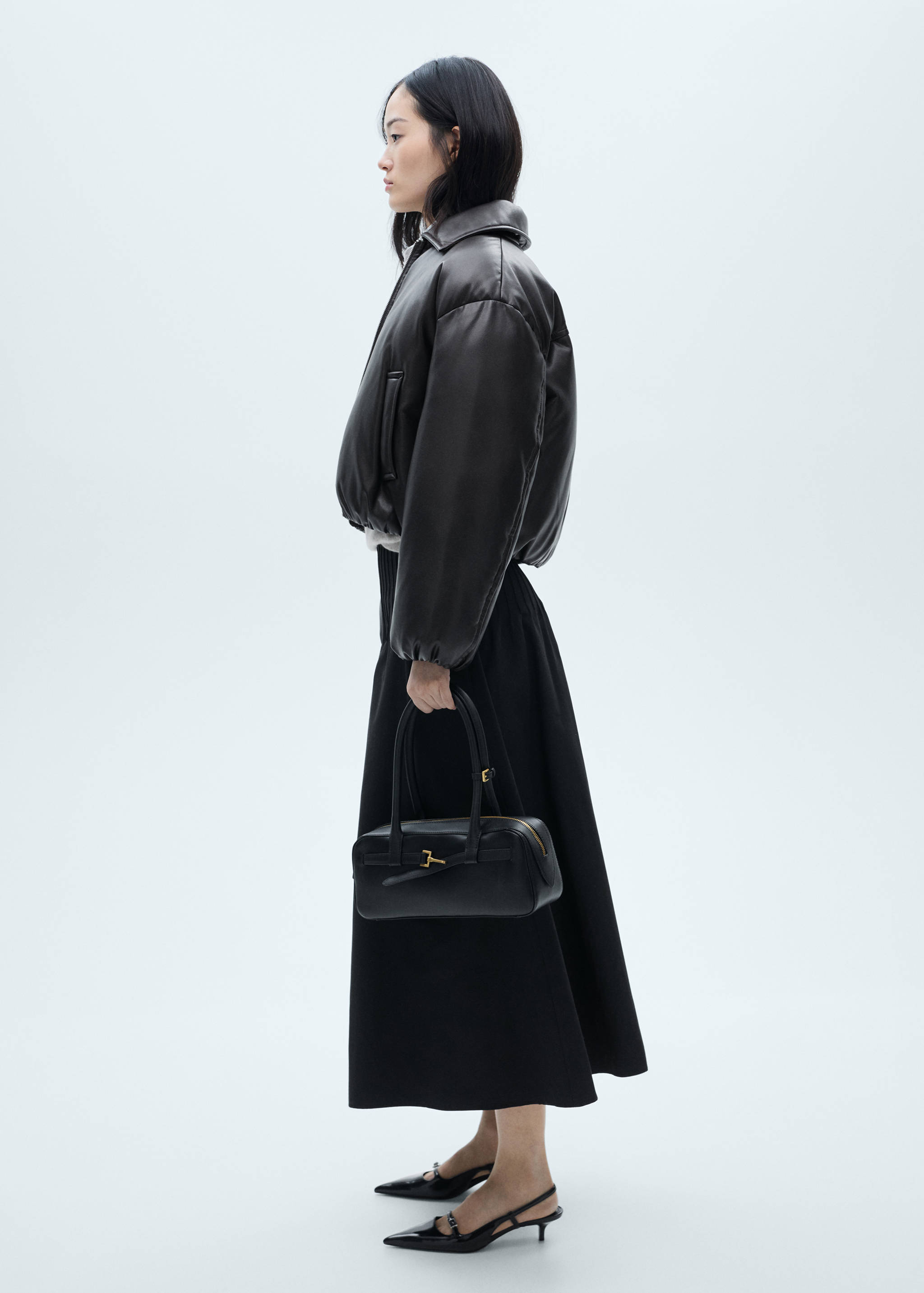 Gonna svasata dettaglio pinces - Piano generale