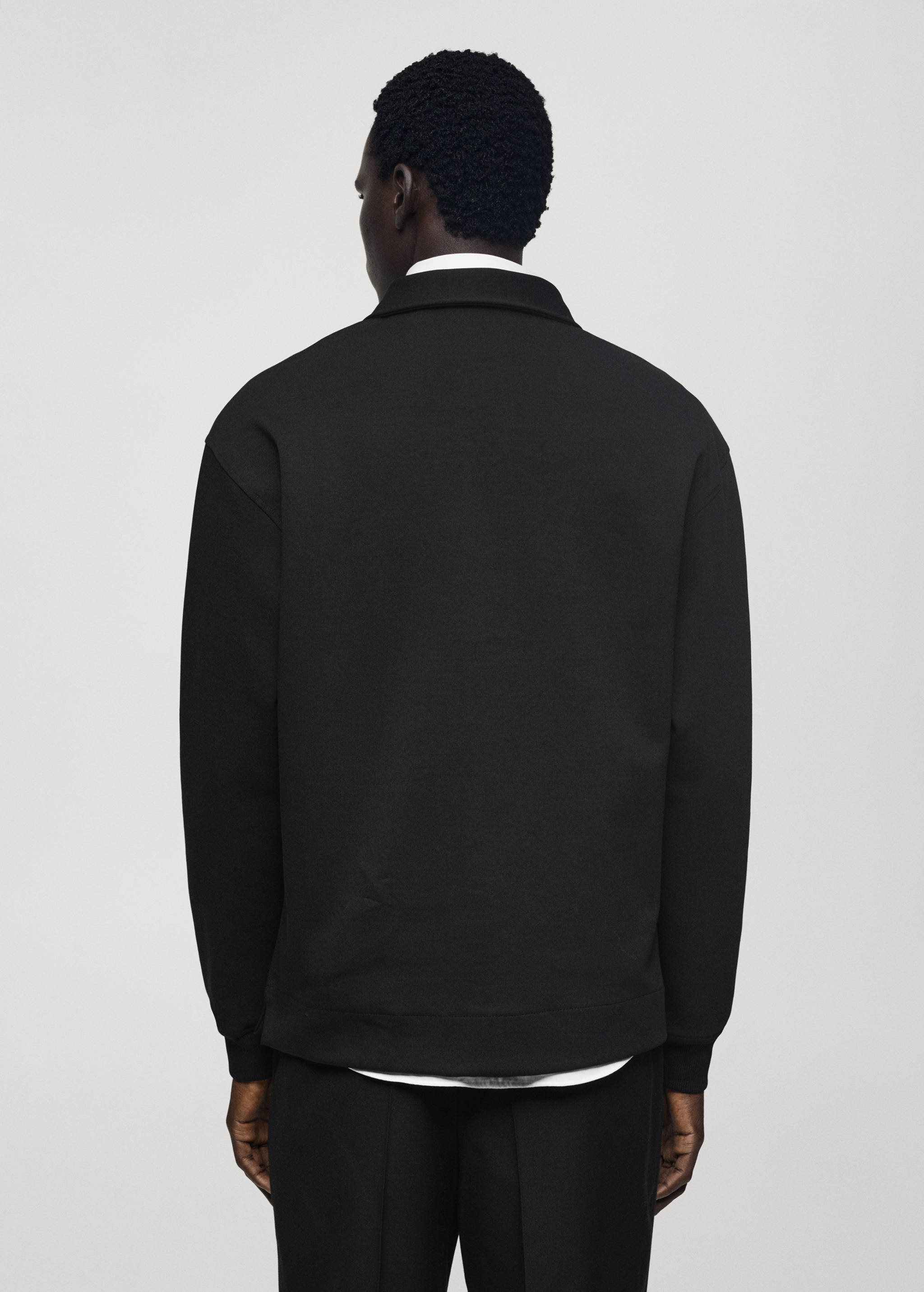 Relaxed-fit cotton polo - Reverse of the article