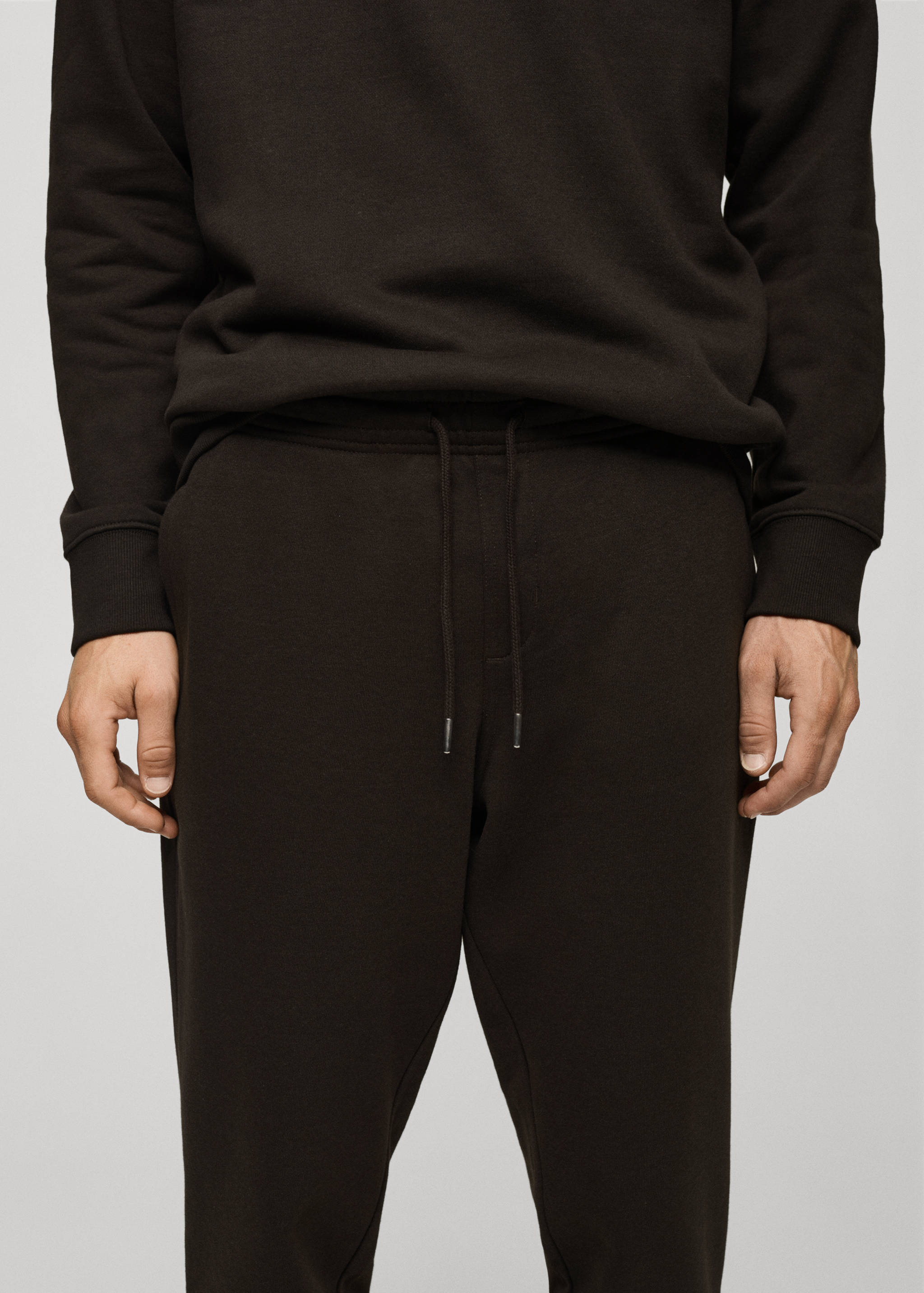 Παντελόνι jogger βαμβάκι κορδόνι - Λεπτομέρεια του προϊόντος 1