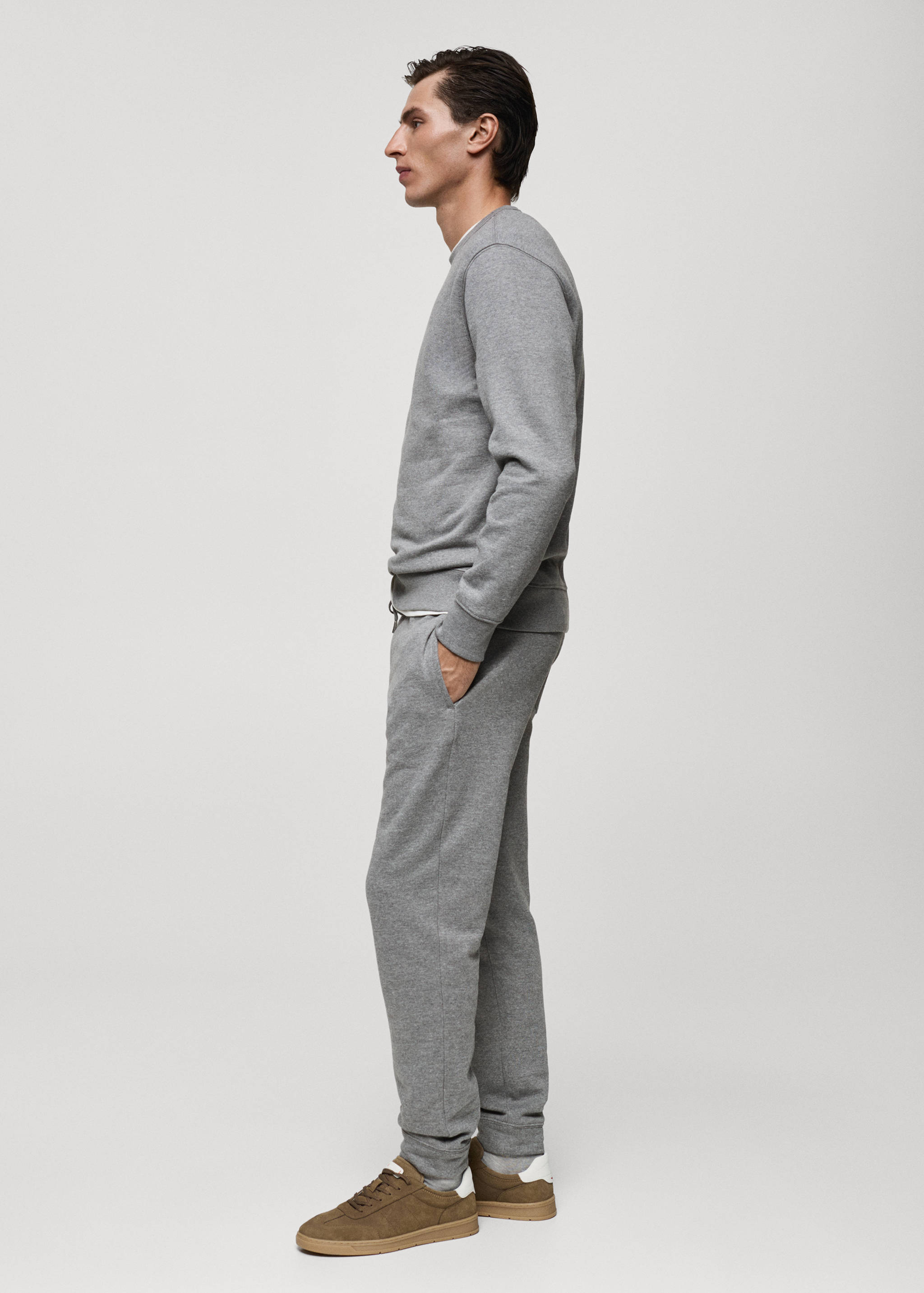 Παντελόνι jogger βαμβάκι κορδόνι - Λεπτομέρεια του προϊόντος 2