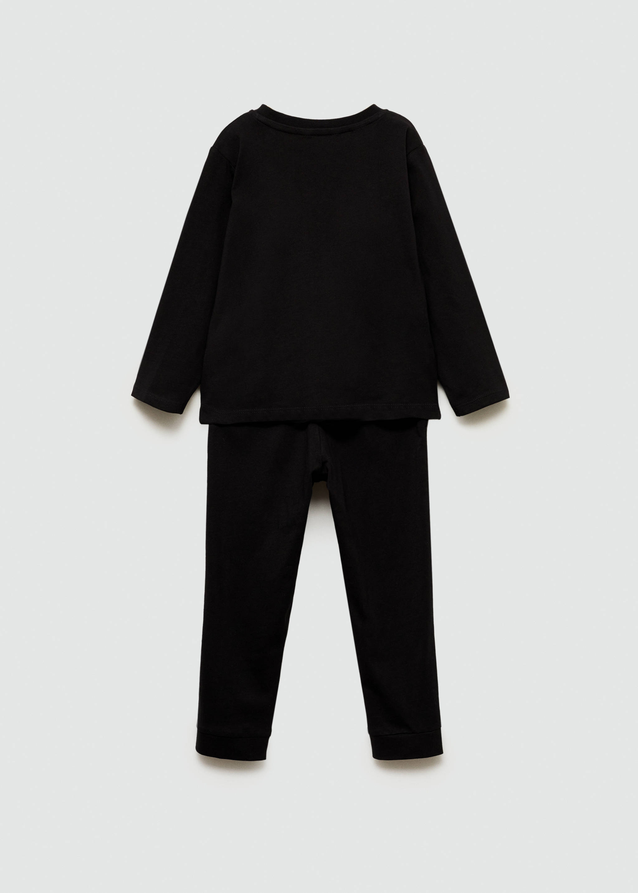 Glow in the Dark-Pyjama mit Skelett-Motiv - Rückseite des Artikels