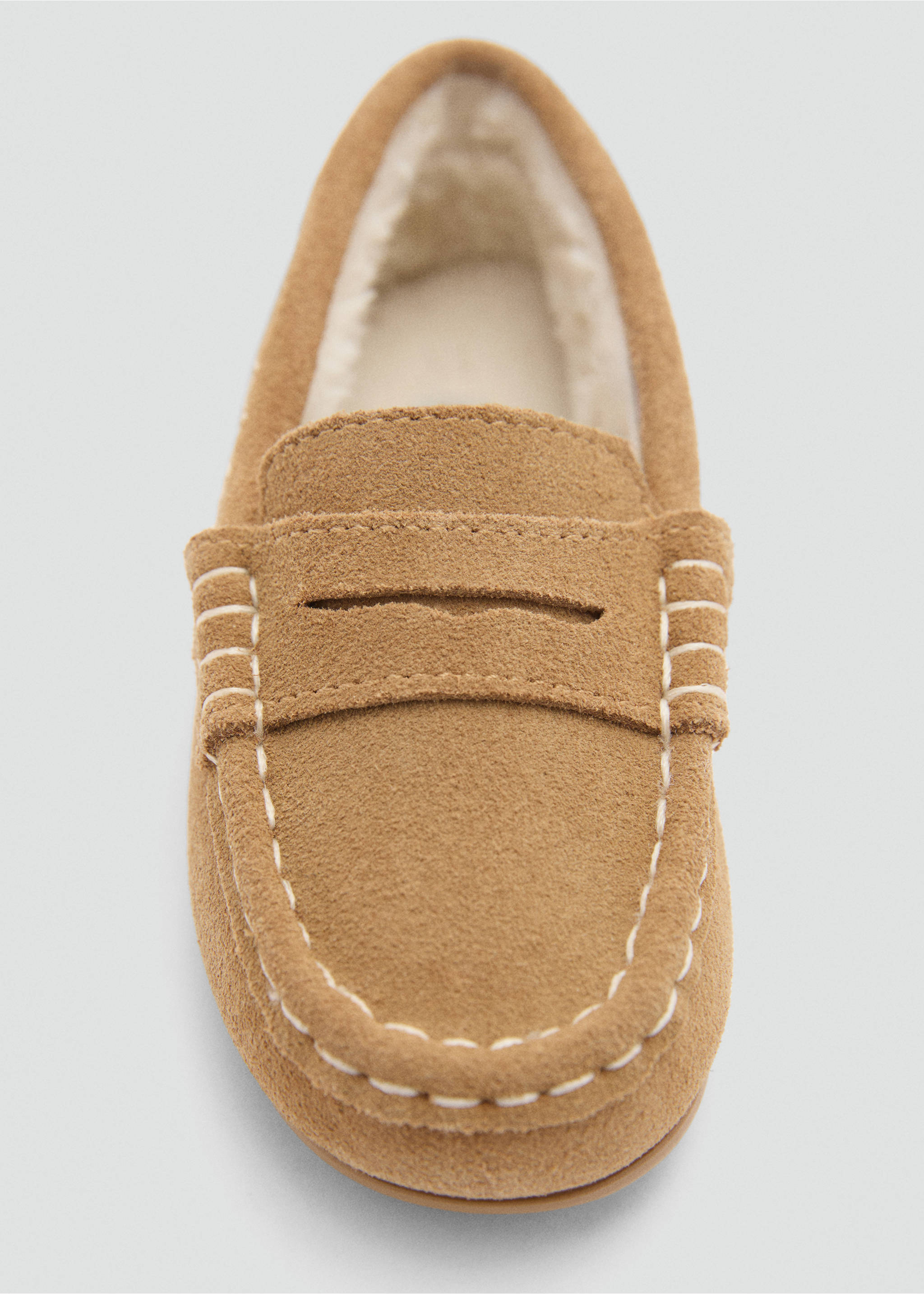 Chaussures bateau cuir - Détail de l'article 2, Sable. Ref: 77077116-00.