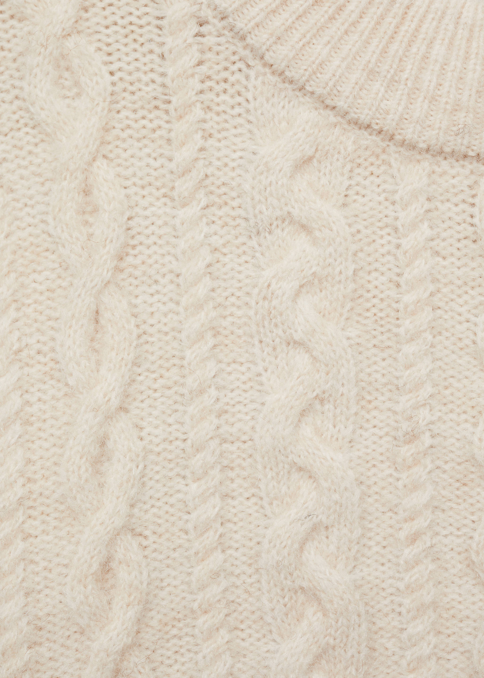 Round-neck braided sweater - Details of the article 8