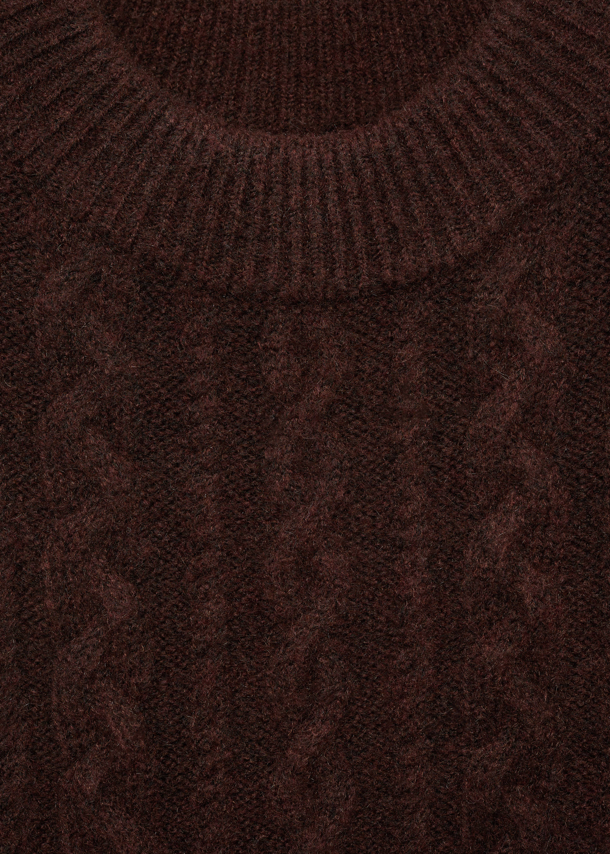 Round-neck braided sweater - Details of the article 8