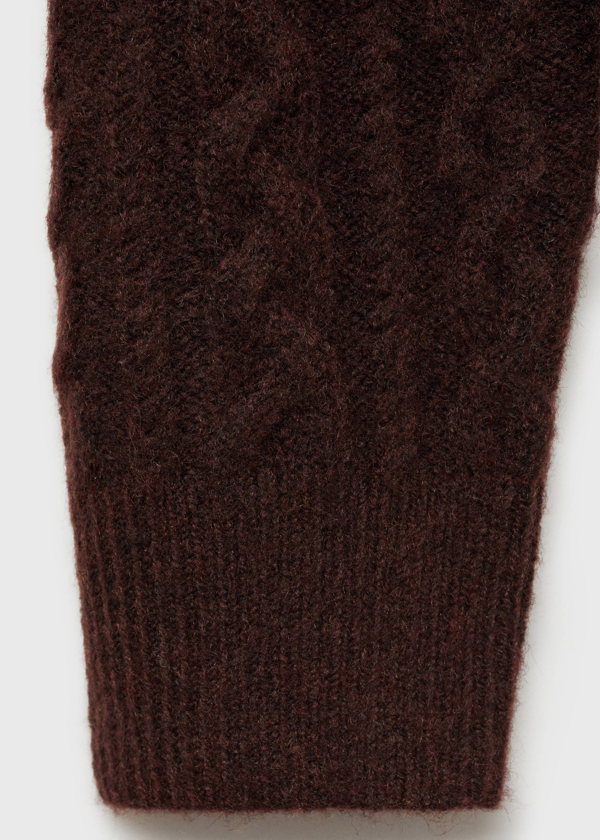 Round-neck braided sweater - Details of the article 0