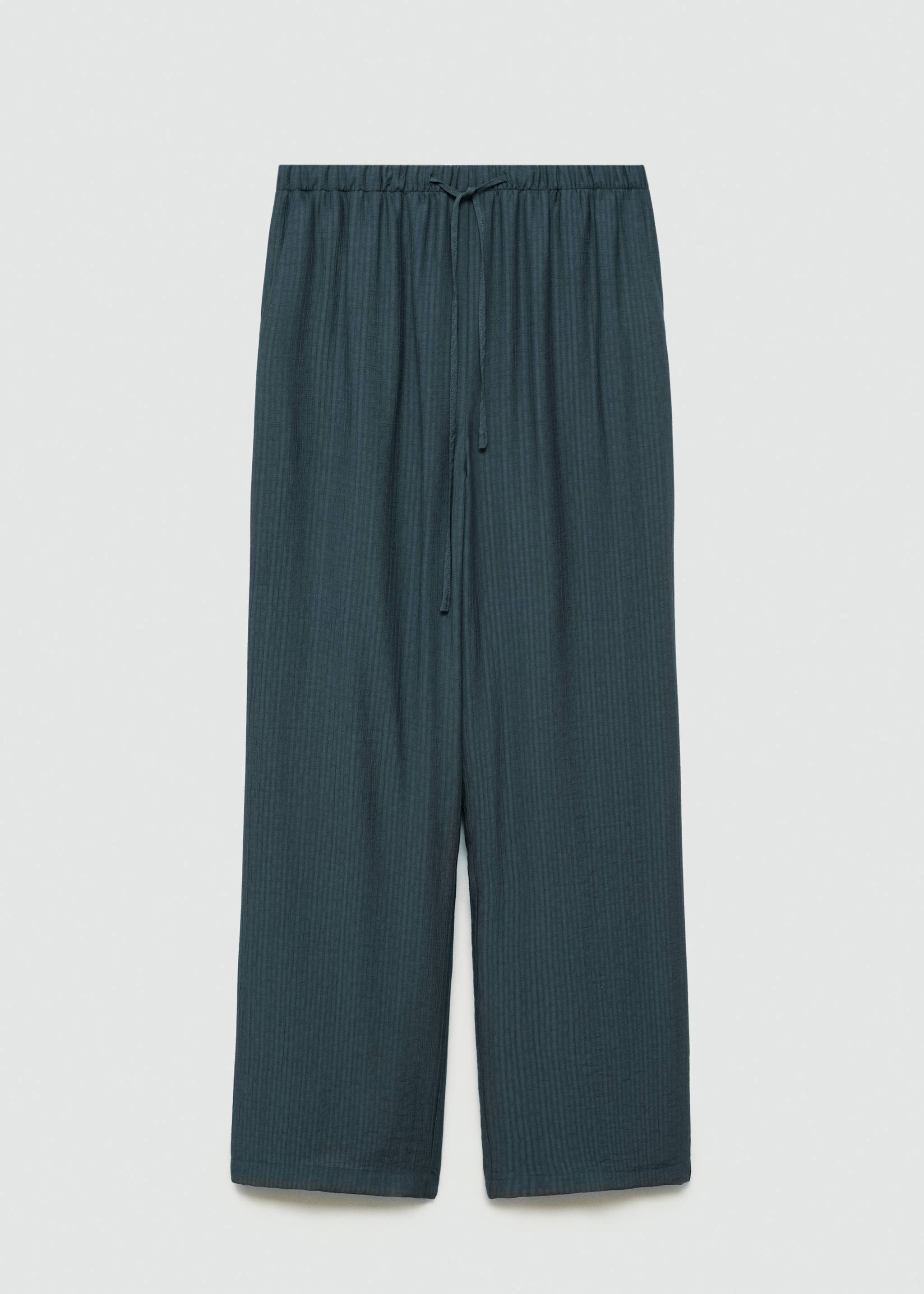 Fließende Hose mit Knoten - Artikel ohne Model
