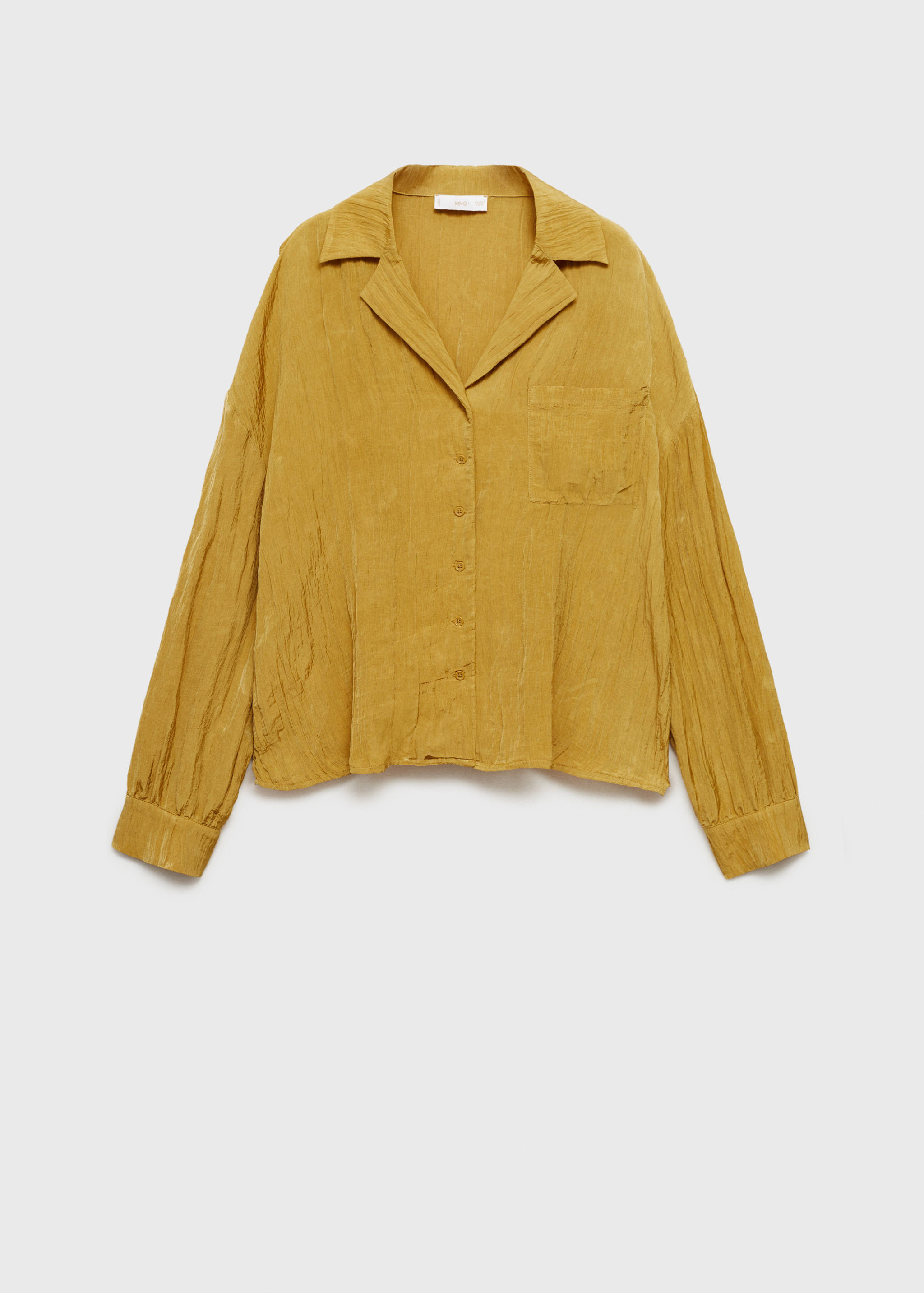 Pocket textured shirt - Article without model